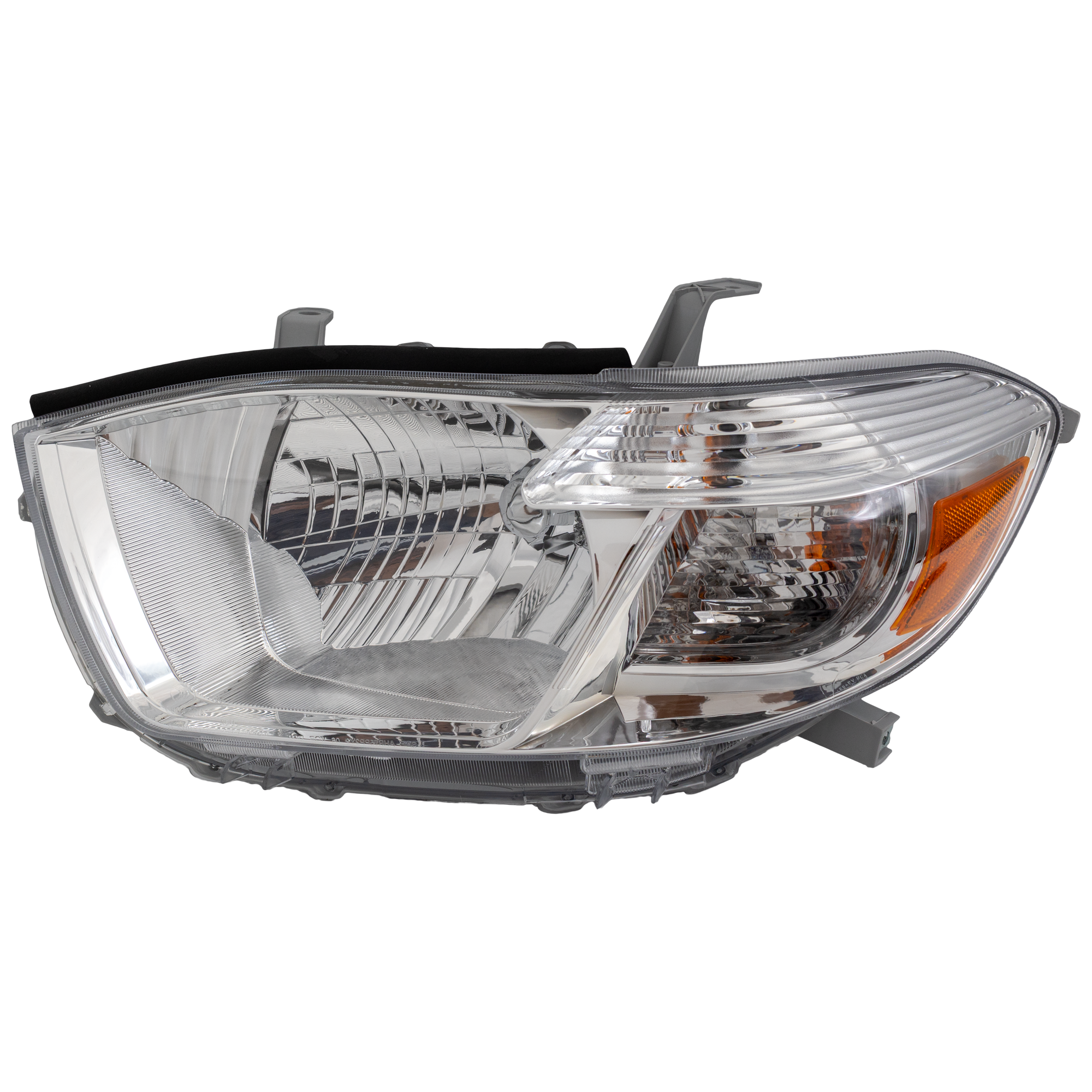 AM HIGHLANDER 10-10 HEAD LAMP LH Assembly Halogen Base Limited SE Model USA Built Vehicle SKU REPT100372 Partslink TO2502201 OEM 811500E110