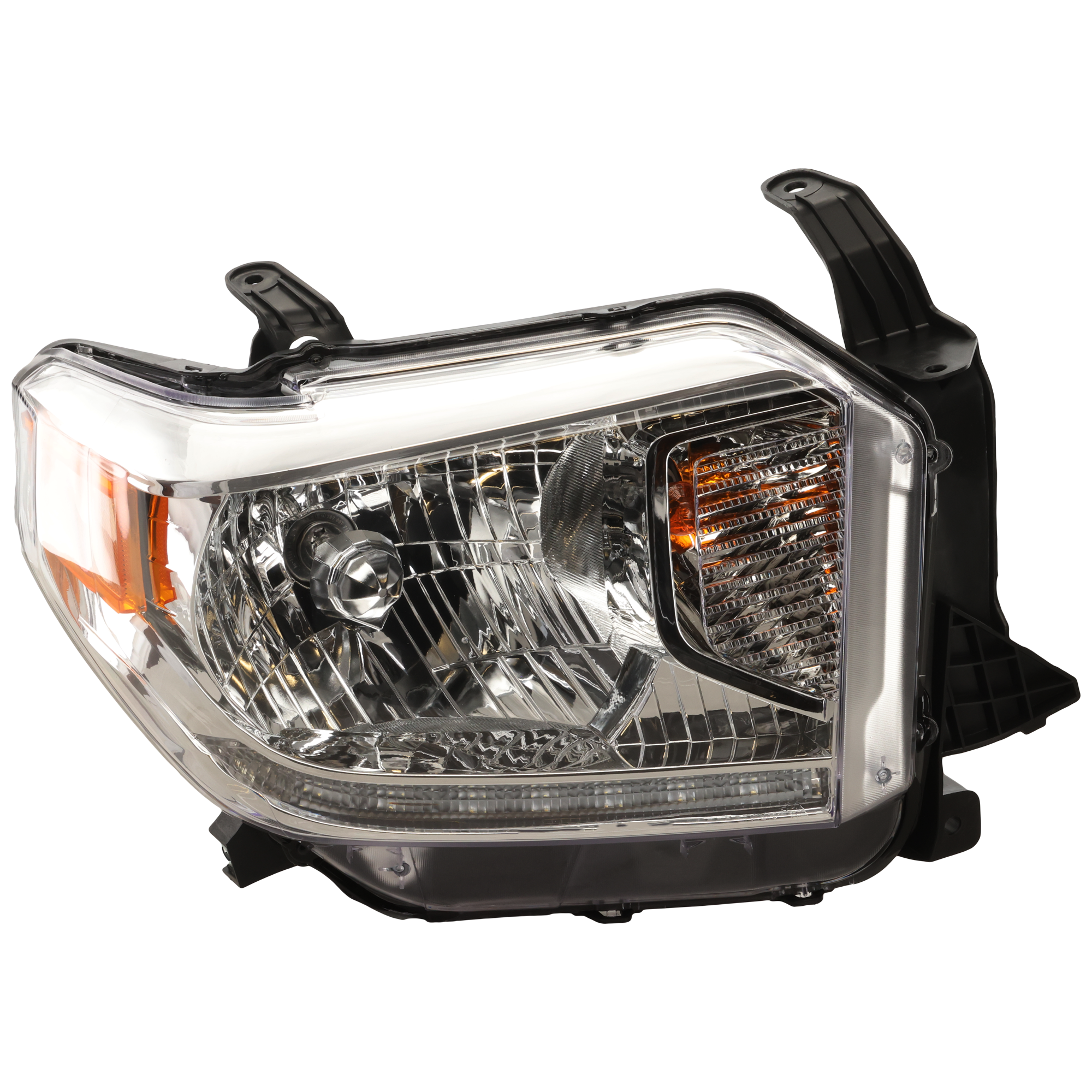 AM TUNDRA 14-17 HEAD LAMP RH Assembly Halogen w LED Daytime Running Light 1794 Edition Platinum Models SKU REPT100391 Partslink TO2503220 OEM 811100C101