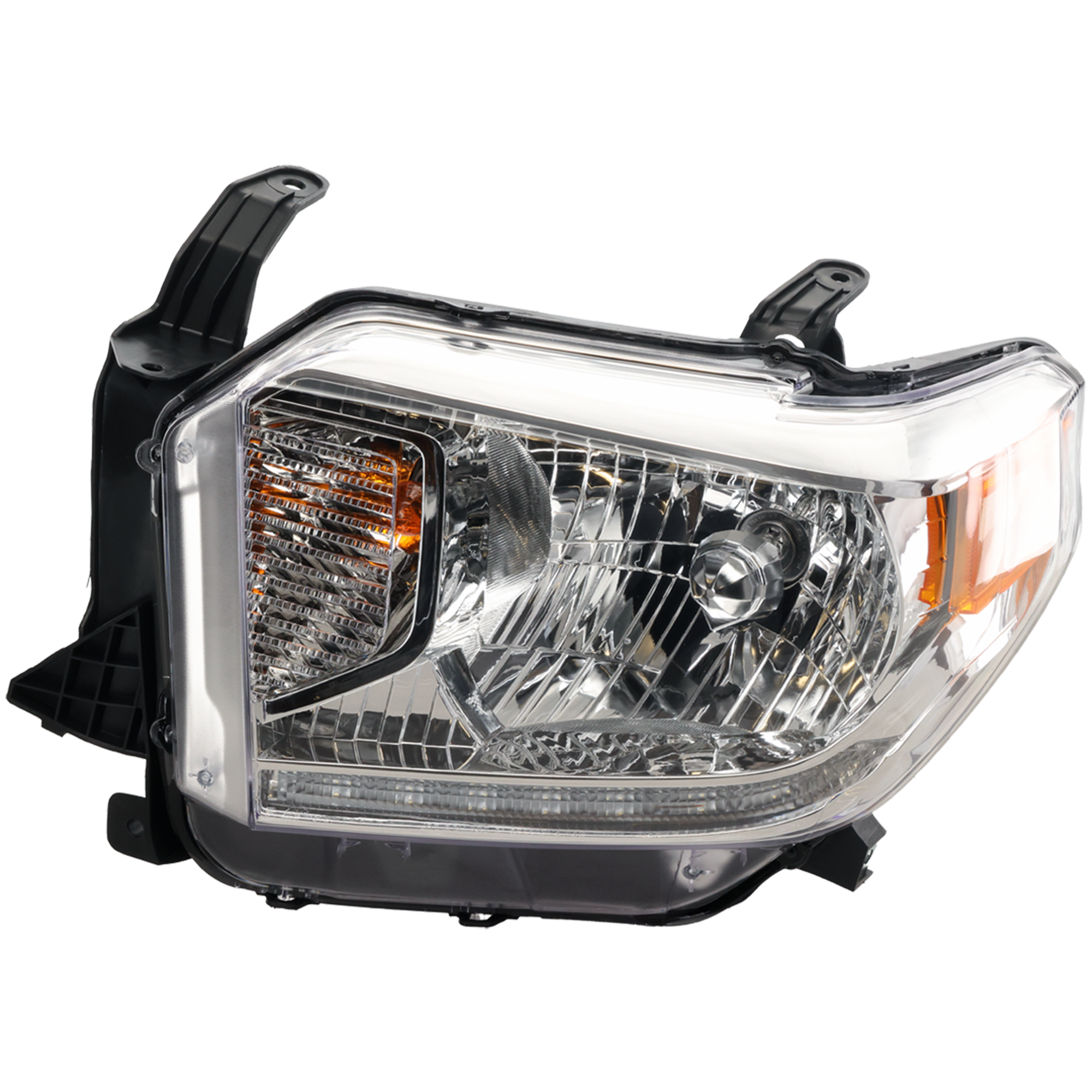 AM TUNDRA 14-17 HEAD LAMP LH Assembly Halogen w LED Daytime Running Light 1794 Edition Platinum Models SKU REPT100392 Partslink TO2502220 OEM 811500C101