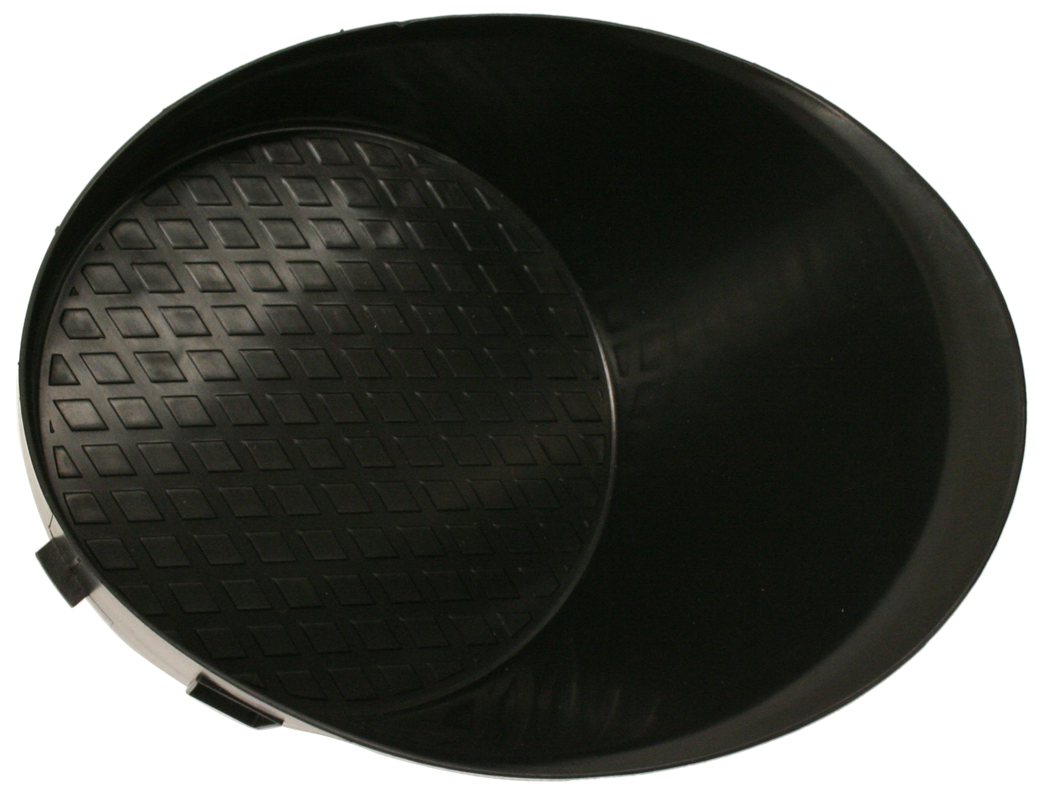 AM TUNDRA 07-13 FOG LAMP COVER RH Black Plastic Type w o Chrome SKU REPT107513 Partslink TO1039117 OEM 521270C040