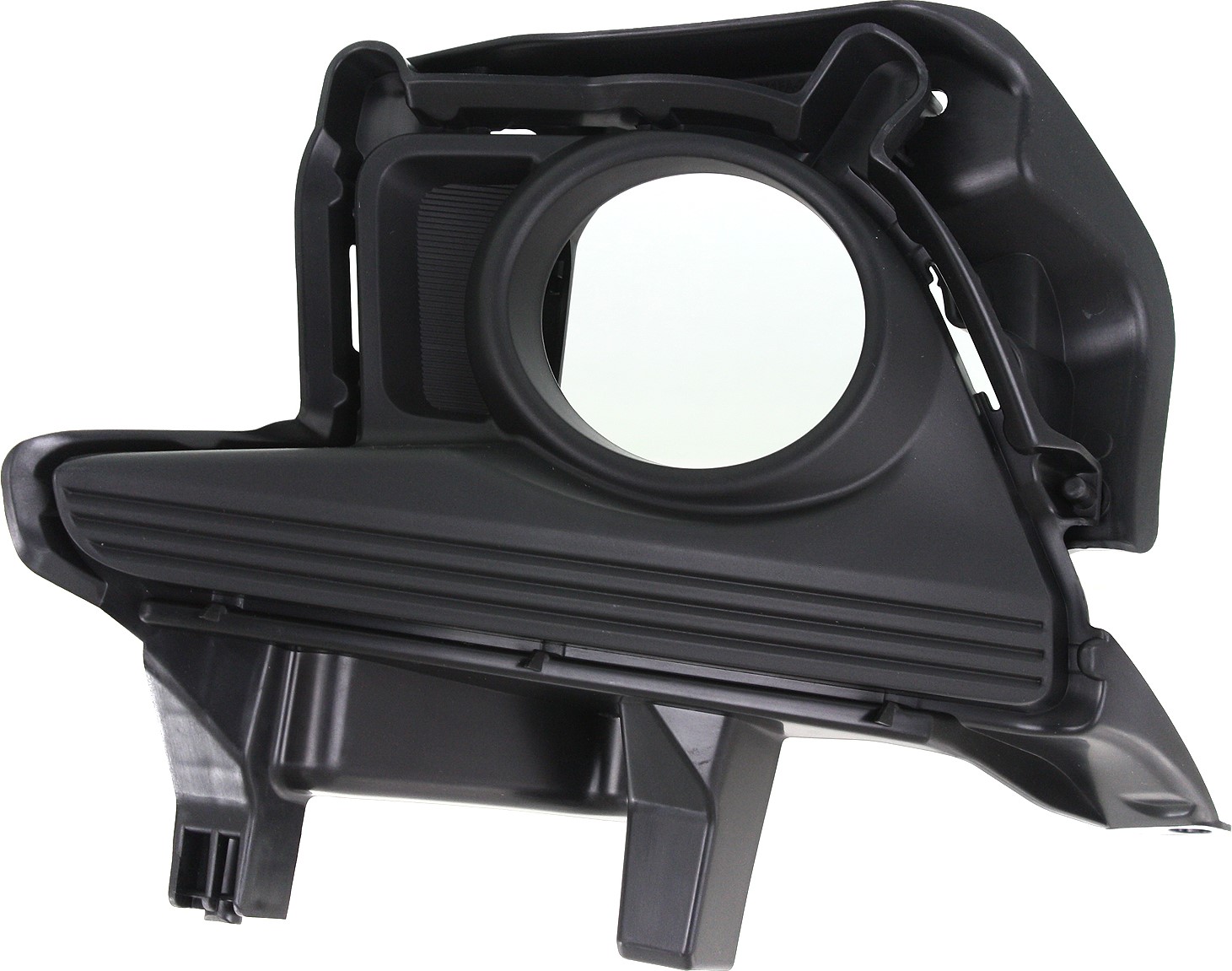 AM HIGHLANDER 14-16 FRONT FOG LAMP MOLDING LH Textured Black w o LED Daytime Running Light SKU REPT108010 Partslink TO1038177 OEM 520400E020