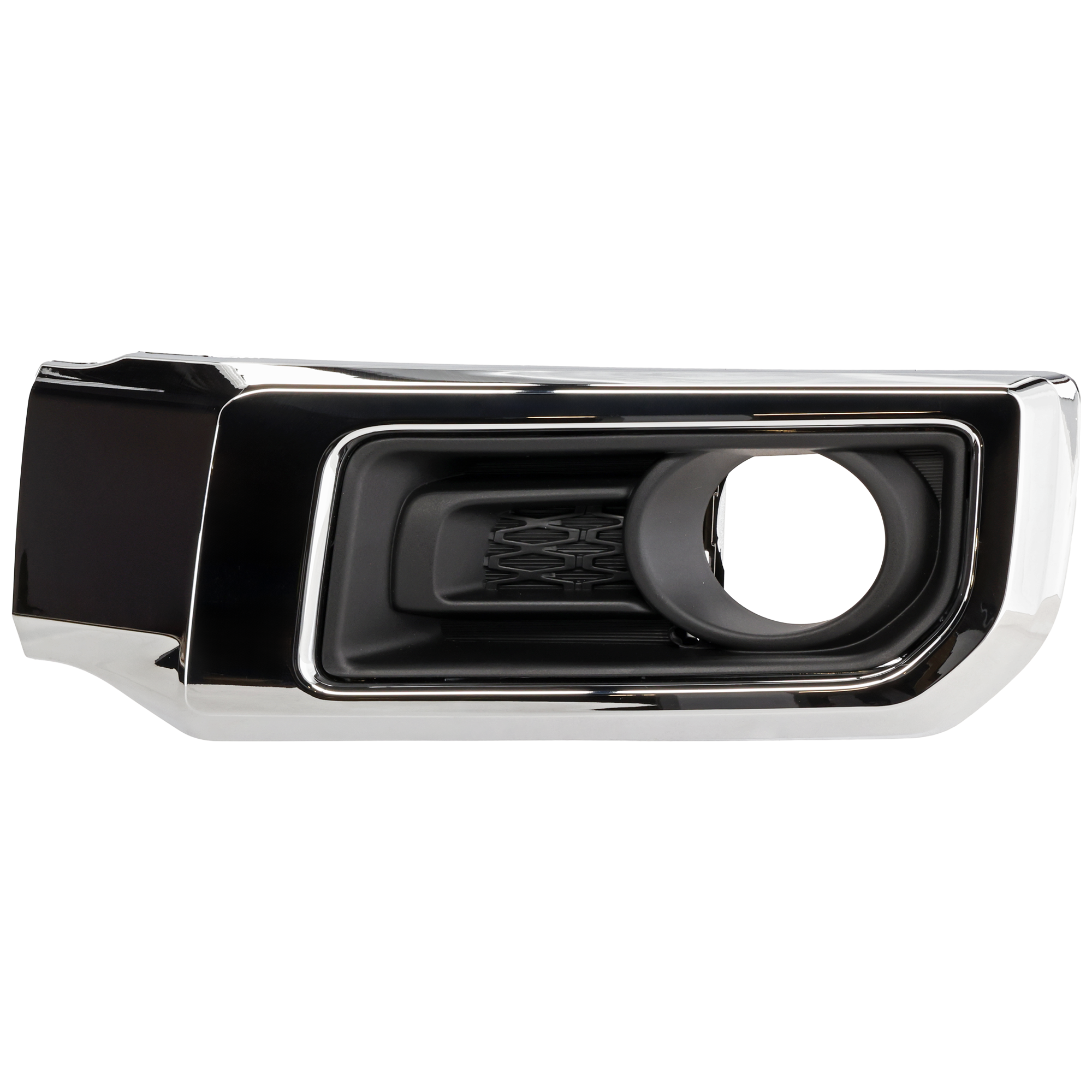 AM 4RUNNER 14-24 FRONT FOG LAMP MOLDING LH Primed w Chrome Trim w o Nightshade Edition SKU REPT108012 Partslink TO1038180 OEM 5270335010