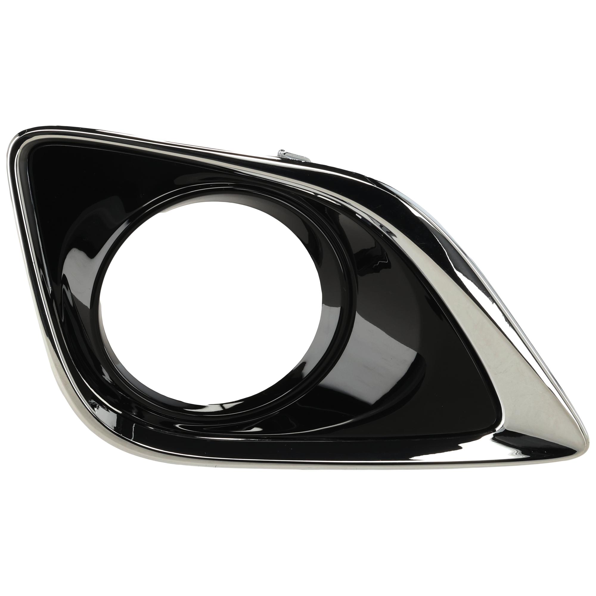 AM VENZA 13-16 FRONT FOG LAMP MOLDING RH Black w Chrome Trim SKU REPT108013 Partslink TO1039183 OEM 520300T010