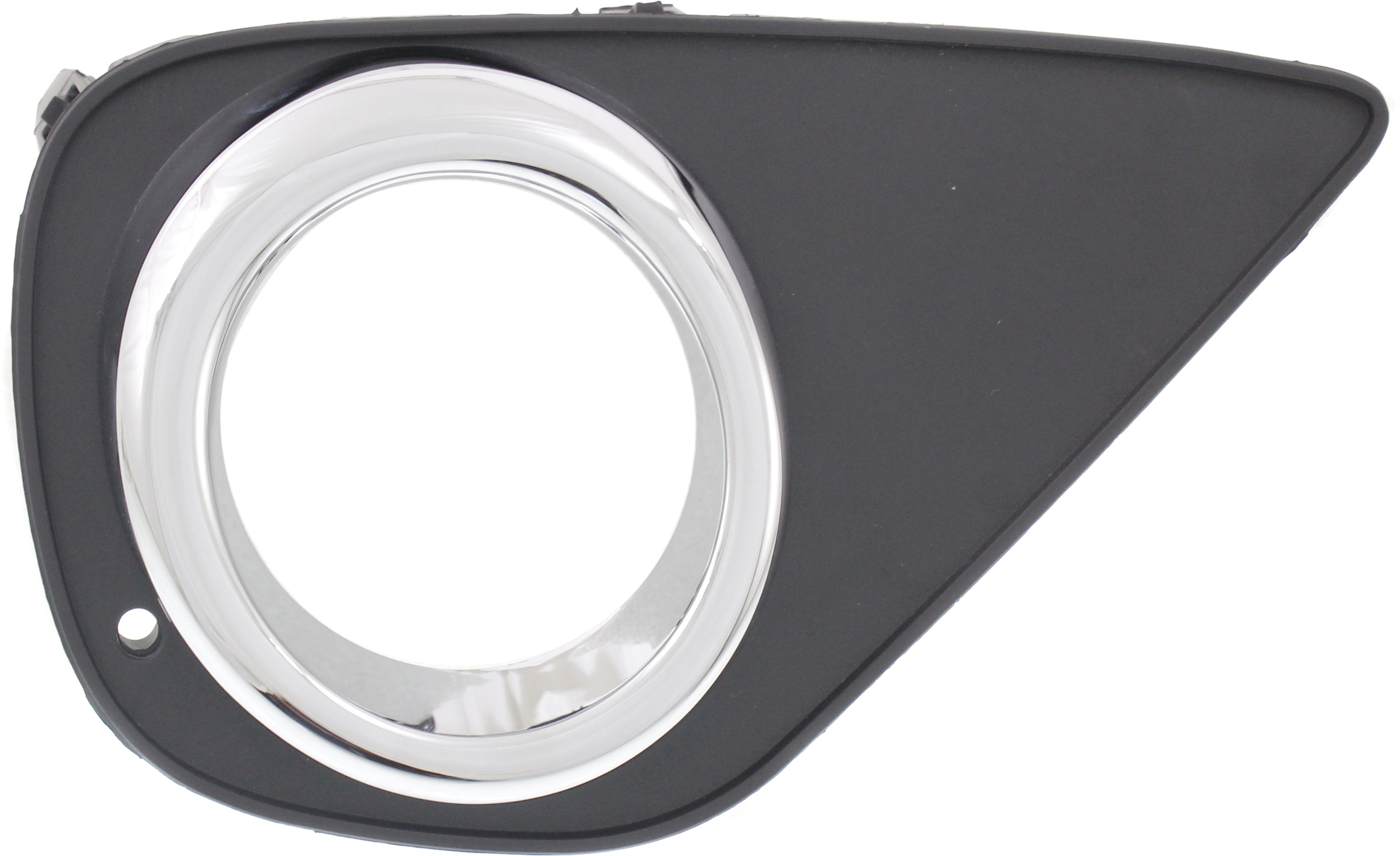 AM YARIS 15-17 FRONT FOG LAMP MOLDING RH Primed Hatchback SKU REPT108201 Partslink TO1039189 OEM 520300D050