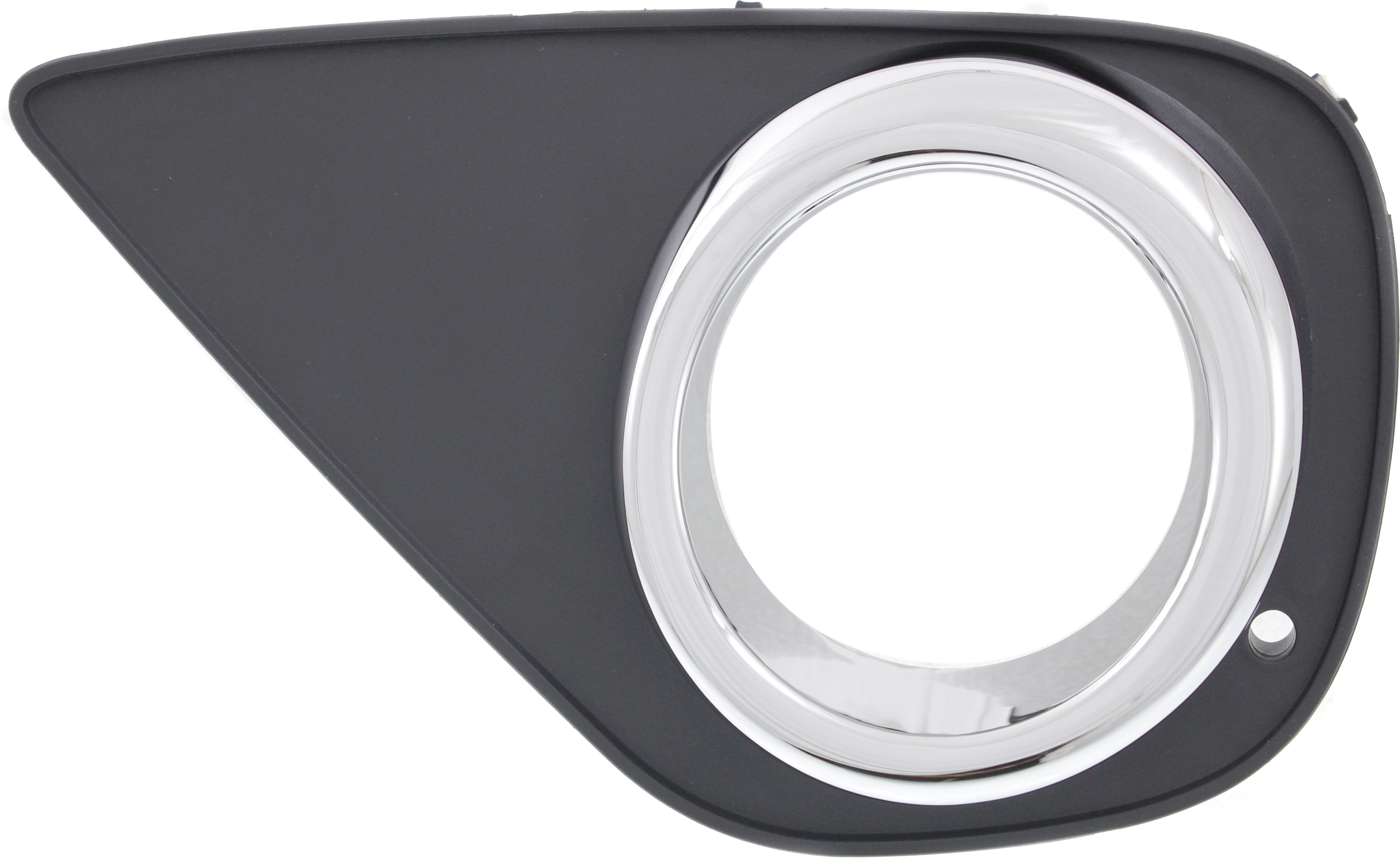 AM YARIS 15-17 FRONT FOG LAMP MOLDING LH Primed Hatchback SKU REPT108202 Partslink TO1038189 OEM 520400D050