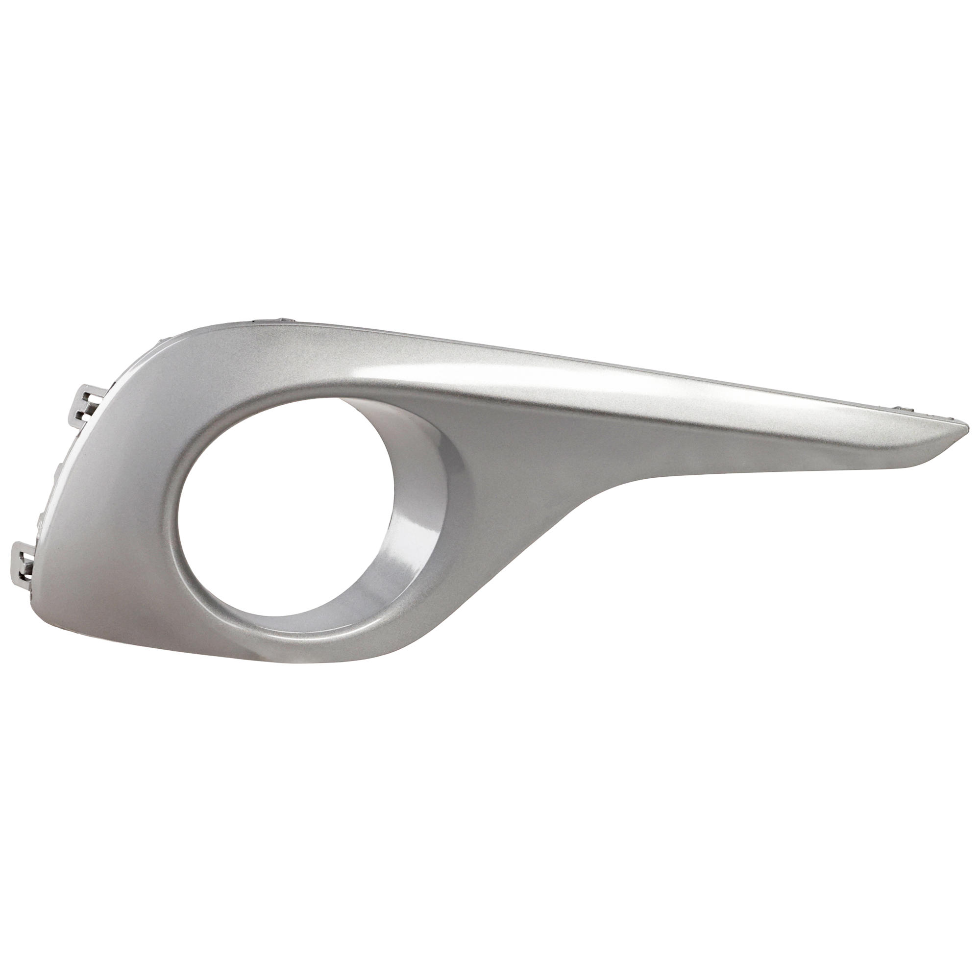 AM HIGHLANDER 11-13 FRONT FOG LAMP MOLDING RH Silver Exc. Hybrid Models SKU REPT108623 Partslink TO1039154 OEM 814810E060