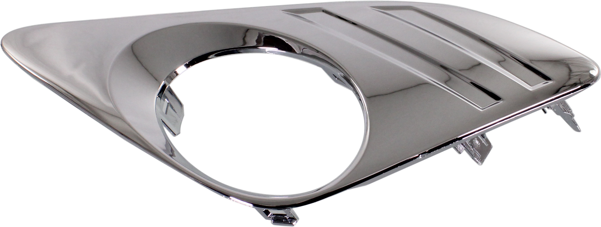 AM CAMRY 12-14 FRONT FOG LAMP MOLDING LH Chrome L LE XLE Hybrid Models SKU REPT108634C Partslink TO1038148 OEM 5212806310