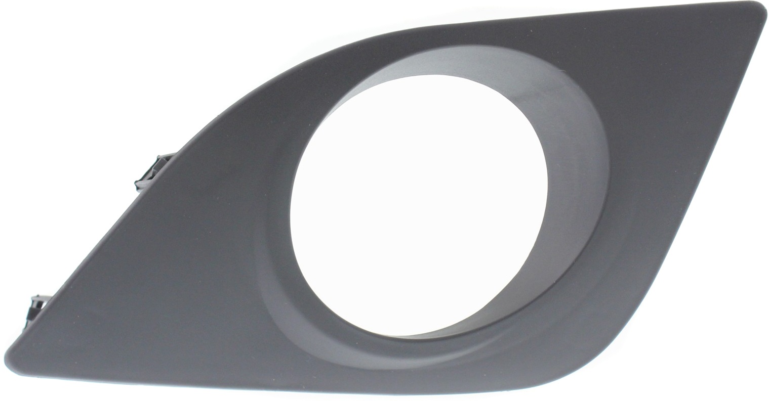 AM COROLLA 14-14 FRONT FOG LAMP MOLDING LH Textured Black LE LE Eco Models SKU REPT108658 Partslink TO1038171 OEM 8148202330