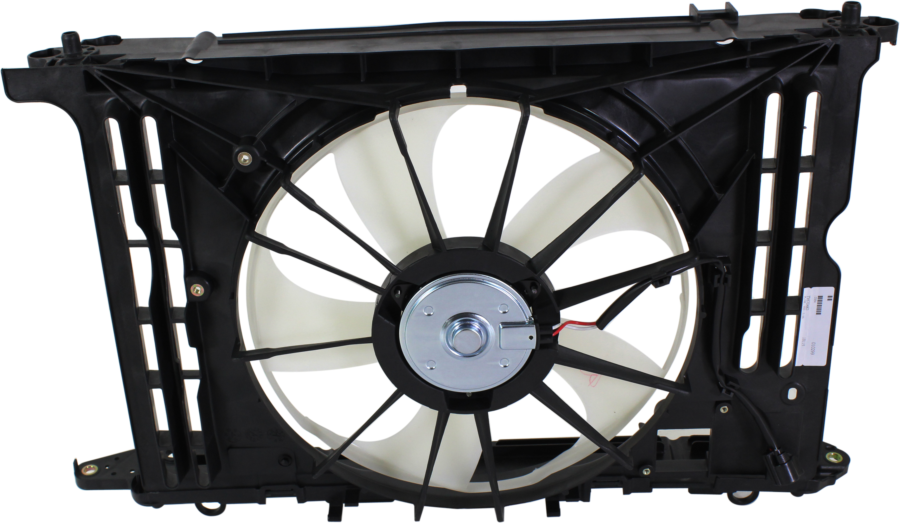 AM COROLLA 09-13 RADIATOR FAN ASSEMBLY Single Fan 1.8L w Shroud Cover w o Control module SKU REPT160917 Partslink TO3115156 OEM 167110T040 PFM