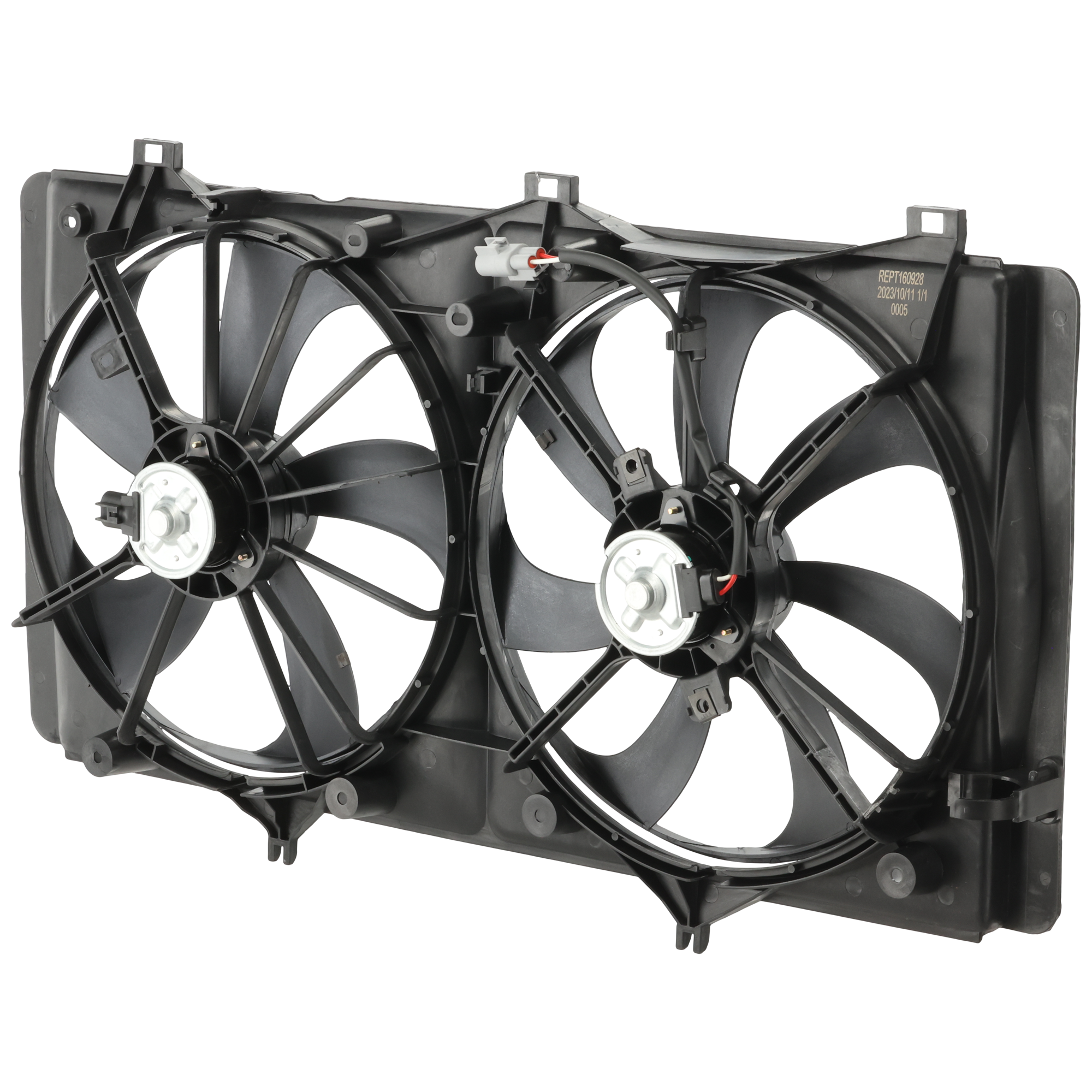 AM CAMRY 10-11 VENZA 09-16 RADIATOR FAN ASSEMBLY Dual Fan 2.5L 2.7L Eng. w o Towing Package 2010 A T Only SKU REPT160928 Partslink TO3115164 OEM 163630H070 PFM 167110V010-1636
