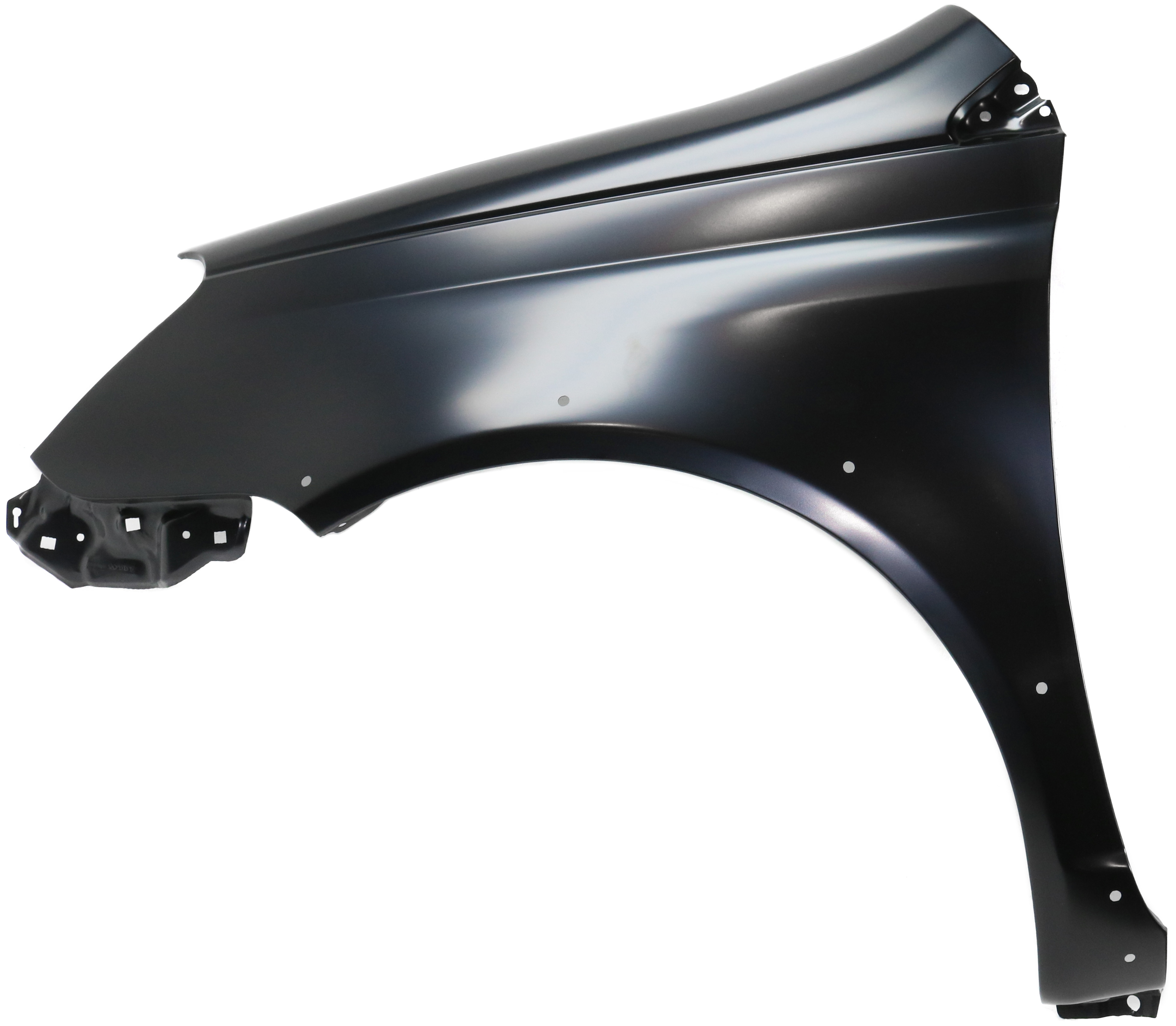 AM ECHO 03-05 FRONT FENDER LH Primed Coupe Sedan w o Signal Light Hole w Wheel Opening Molding Hole SKU REPT220102 Partslink TO1240198 OEM 5380252040