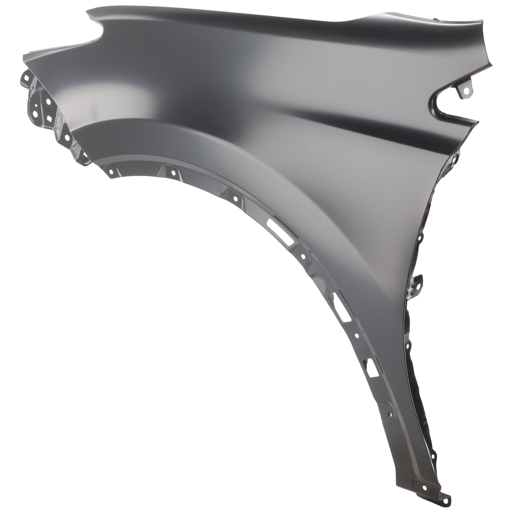 AM RAV4-13-18 FRONT FENDER LH Primed Exc. EV Hybrid Models North America Built Vehicle Steel w o Side Light Hole SKU REPT220180 Partslink TO1240244 TO1240245 OEM 538020R050-5380242200