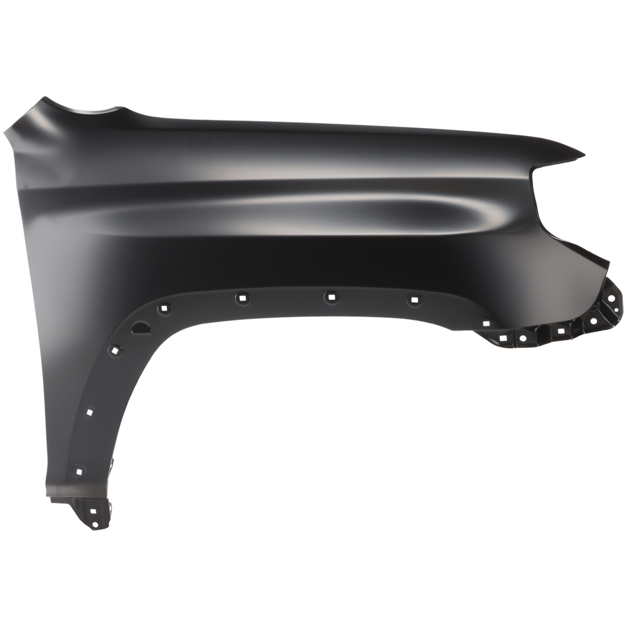 AM 4RUNNER 14-24 FRONT FENDER RH Primed Steel w o Signal Light Hole and Antenna Hole SKU REPT220199 Partslink TO1241252 OEM 5381135430