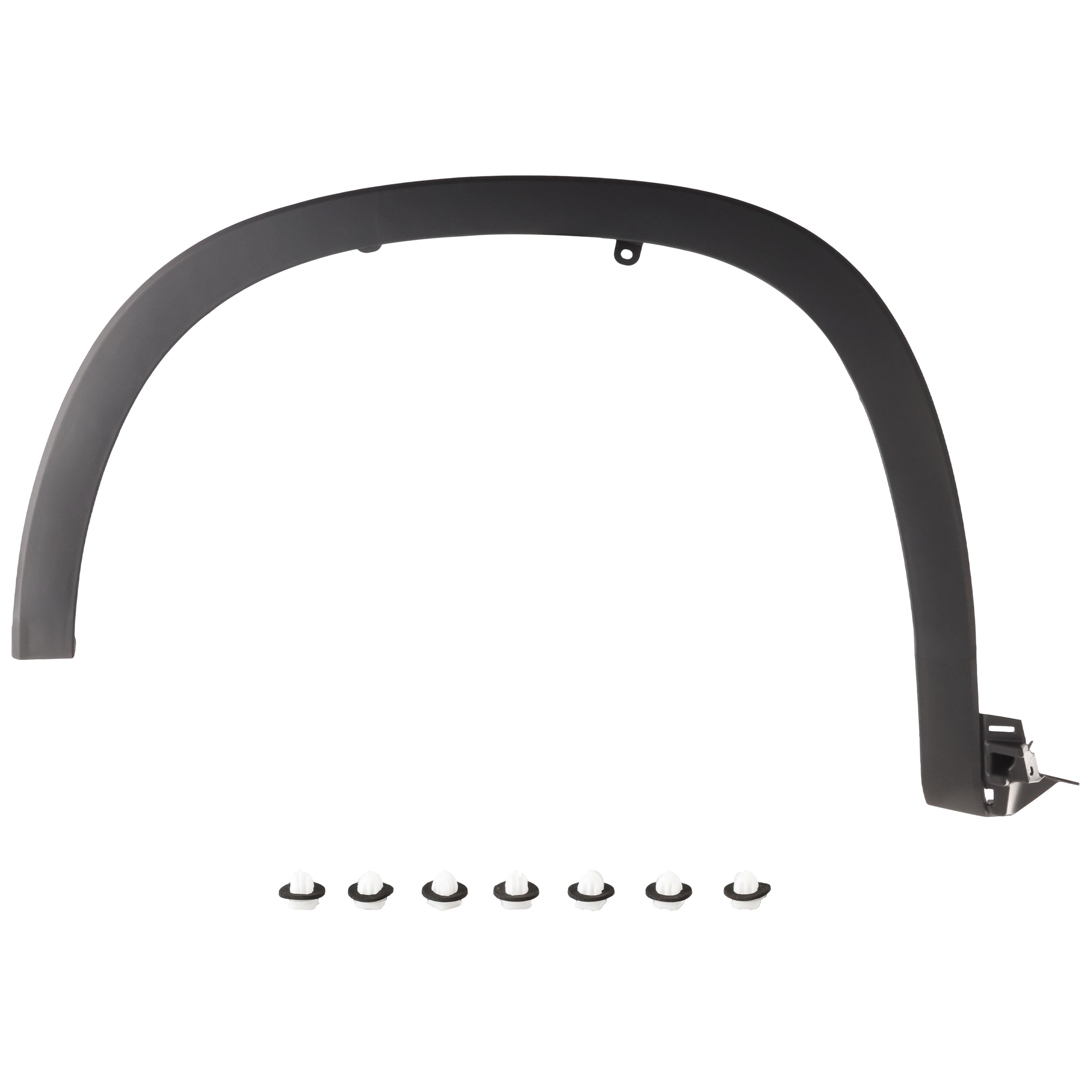AM HIGHLANDER 14-19 FRONT WHEEL OPENING MOLDING LH Adhesive SKU REPT221312 Partslink TO1290105 OEM 750860E010