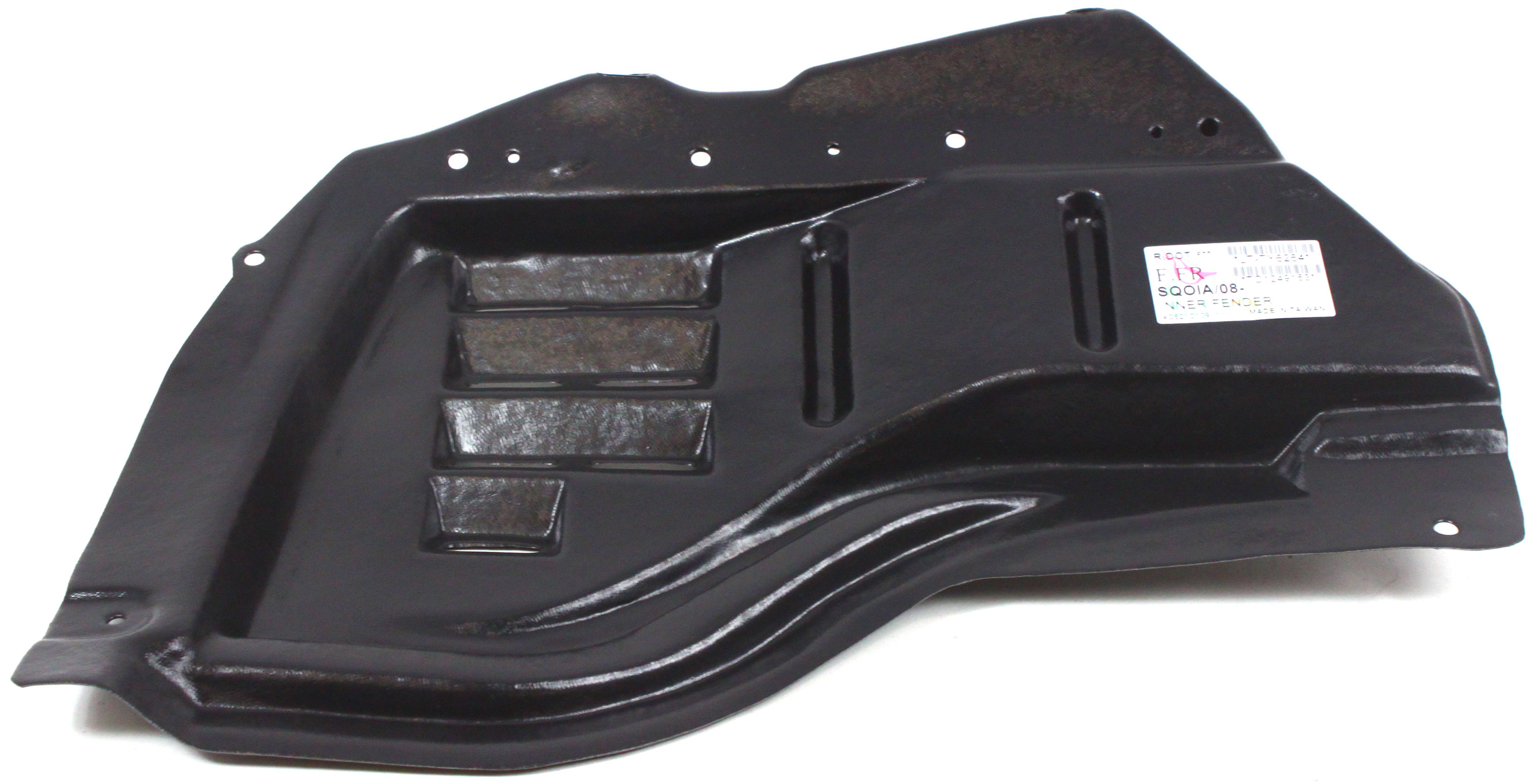 AM SEQUOIA 08-22 FRONT FENDER LINER RH Extension Front Section Plastic Vacuum Form SKU REPT222103 Partslink TO1249153 OEM 538050C030
