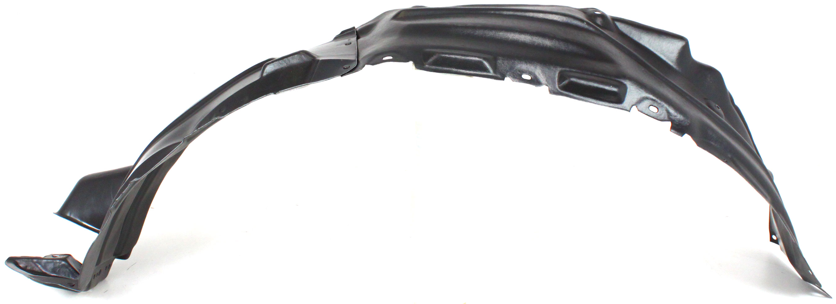 AM LAND CRUISER 08-15 FRONT FENDER LINER LH Rear Section Plastic Vacuum Form SKU REPT222106 Partslink TO1248154 OEM 5387660060
