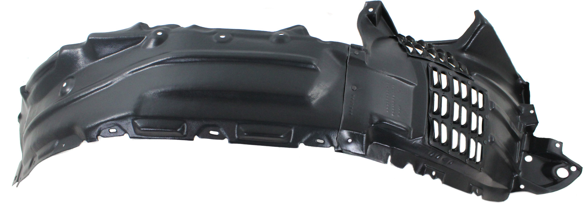 AM LAND CRUISER 10-15 FRONT FENDER LINER RH Plastic Vacuum Form Rear Section From 4-10 SKU REPT222141 Partslink TO1249164 OEM 5387560121