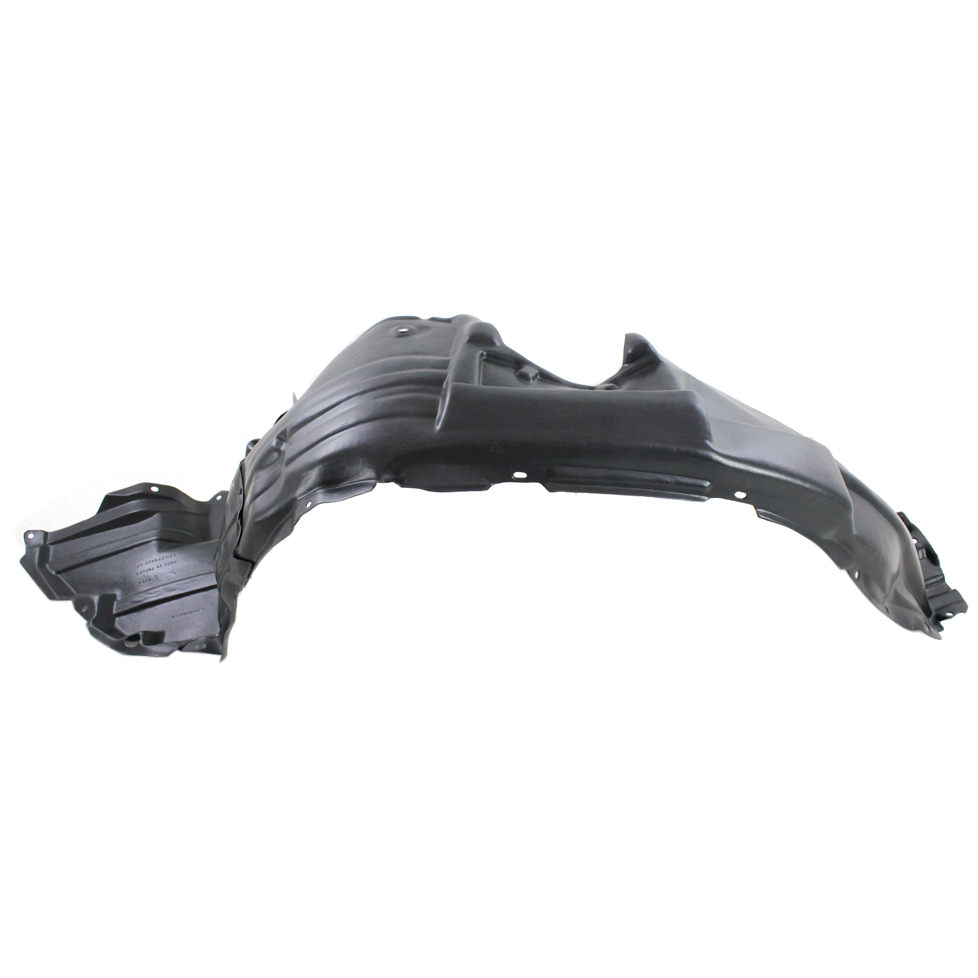 AM HIGHLANDER 11-13 FRONT FENDER LINER LH Plastic Vacuum Form w o Towing Package Exc. Hybrid Models CAPA SKU REPT222154Q Partslink TO1248172C OEM 538060E070