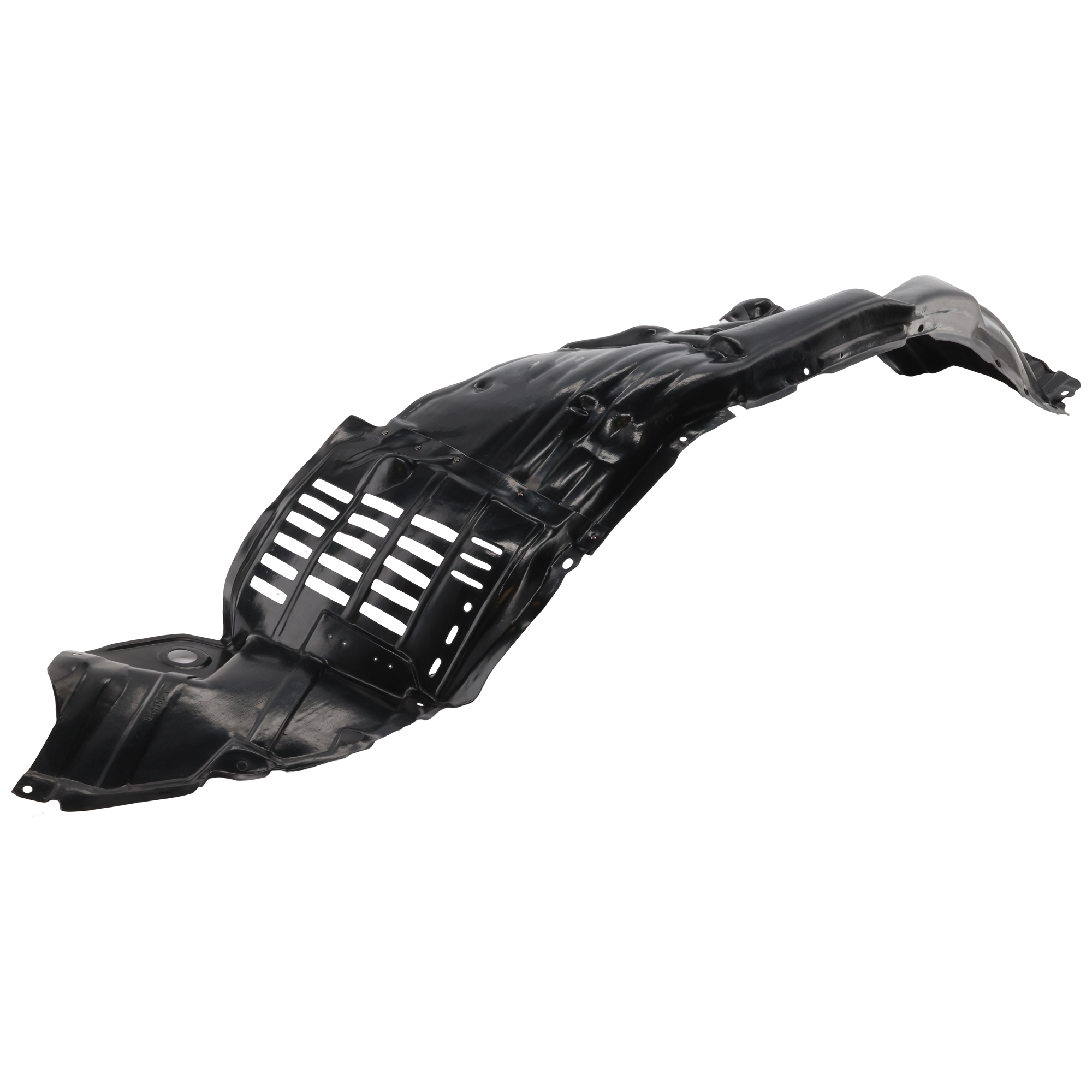 AM HIGHLANDER 11-13 FRONT FENDER LINER LH Plastic Vacuum Form w o Towing Package Exc. Hybrid Models SKU REPT222154 Partslink TO1248172 OEM 538060E070