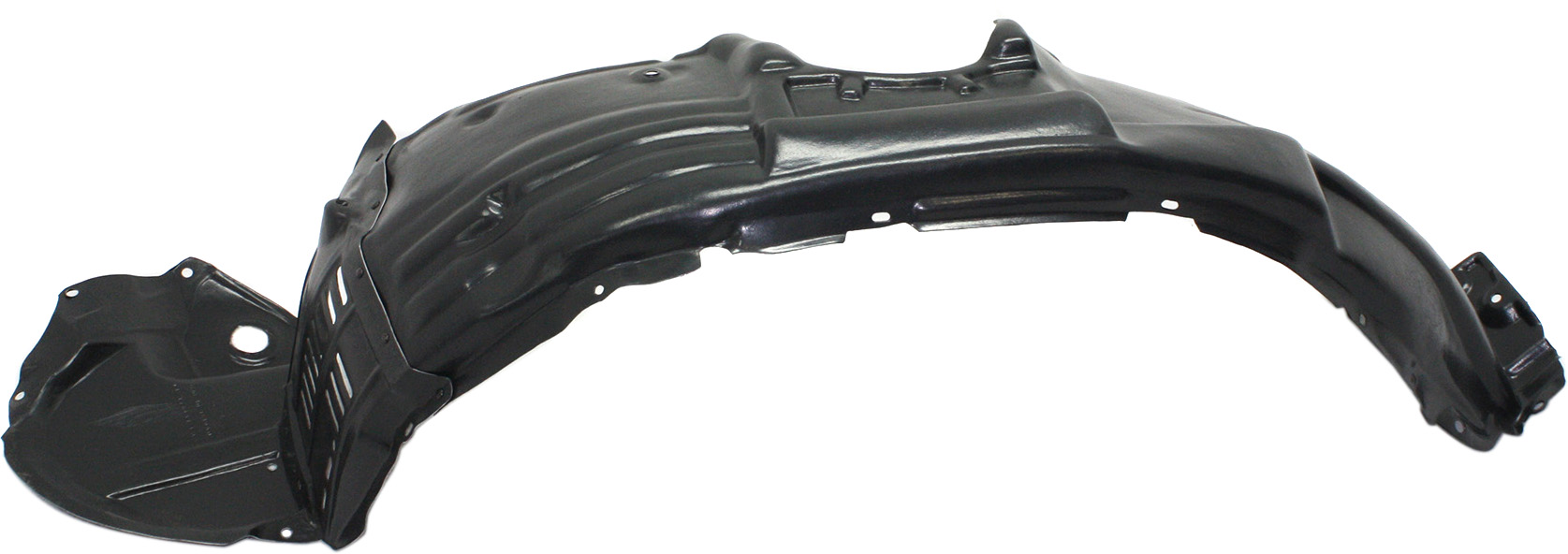 AM HIGHLANDER 11-13 FRONT FENDER LINER LH Plastic Vacuum Form w o Metal Hybrid Models SKU REPT222160 Partslink TO1248180 OEM 5380648130
