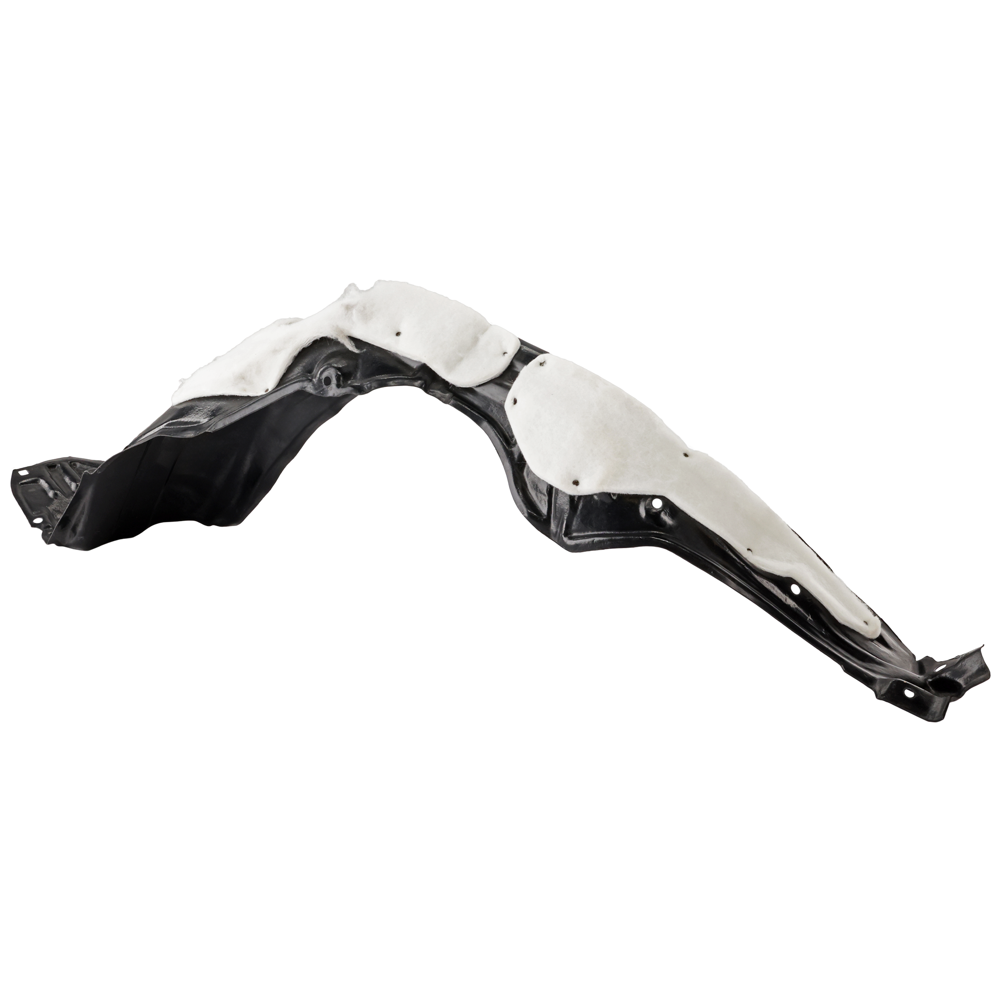 AM PRIUS C 12-14 FRONT FENDER LINER RH Type 2 Plastic w o insulation foam Vacuum Form SKU REPT222169 Partslink TO1249186 OEM 5387552360