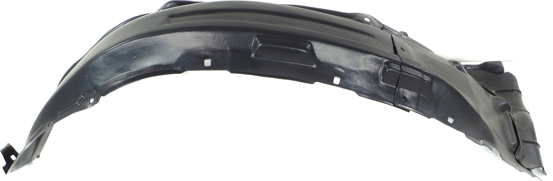 AM SEQUOIA 10-22 FRONT FENDER LINER RH Rear Section Plastic Vacuum Form w Cold Climate Spec SKU REPT222181 Partslink TO1249188 OEM 538070C011