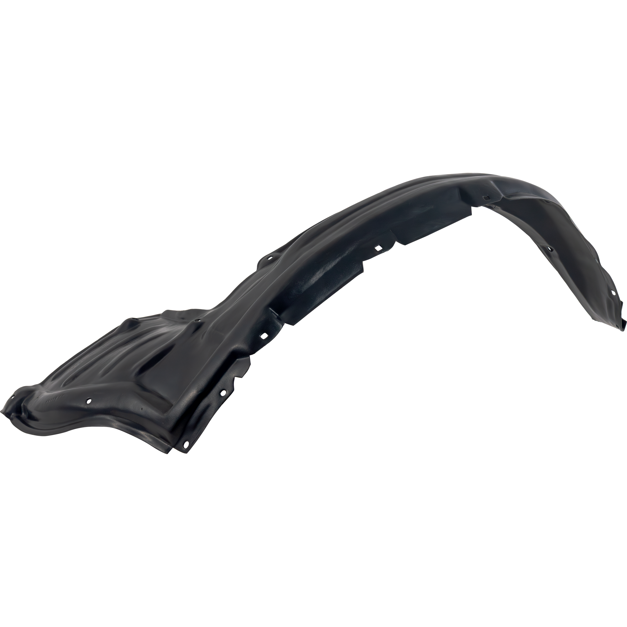 AM TUNDRA 14-21 FRONT FENDER LINER LH Rear Section Plastic Vacuum Form w o Cold Climate Spec CAPA SKU REPT222188Q Partslink TO1248190C OEM 538760C070
