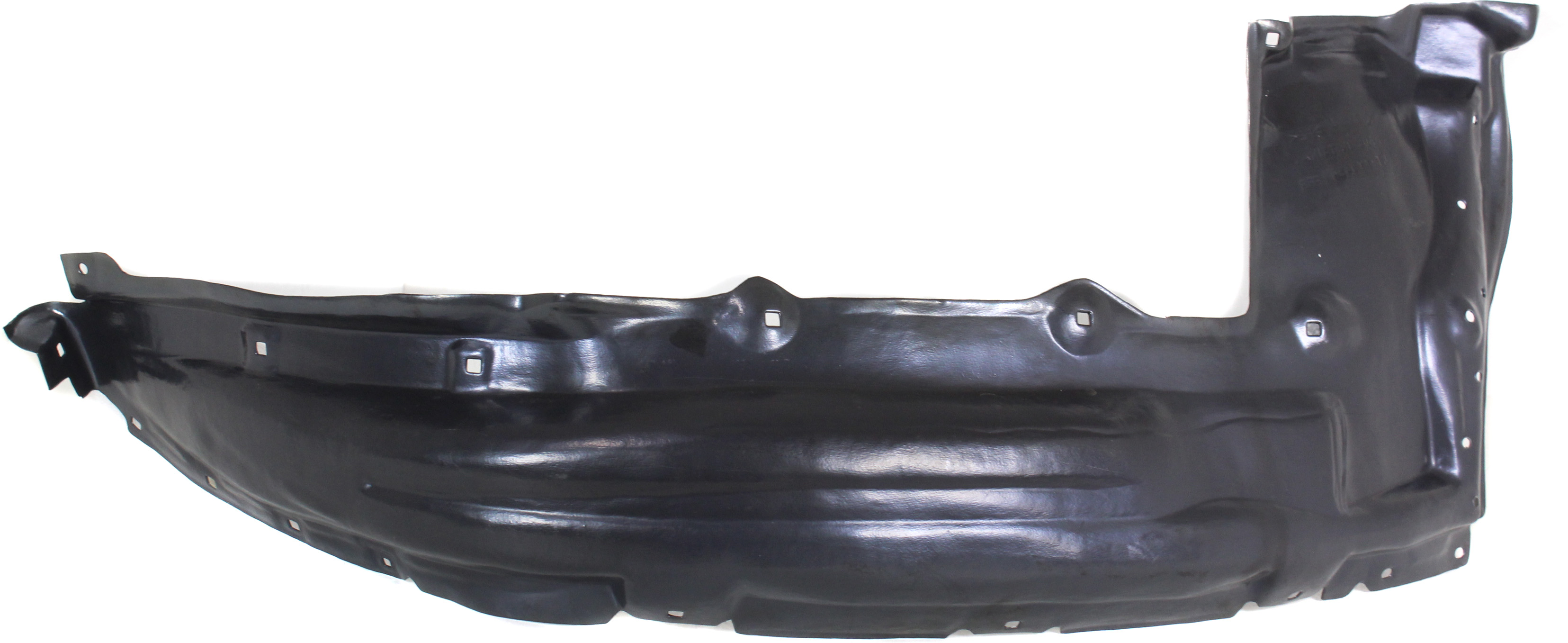 AM TUNDRA 14-21 FRONT FENDER LINER RH Rear Section Plastic Vacuum Form w Cold Climate Spec SKU REPT222189 Partslink TO1249191 OEM 538750C070