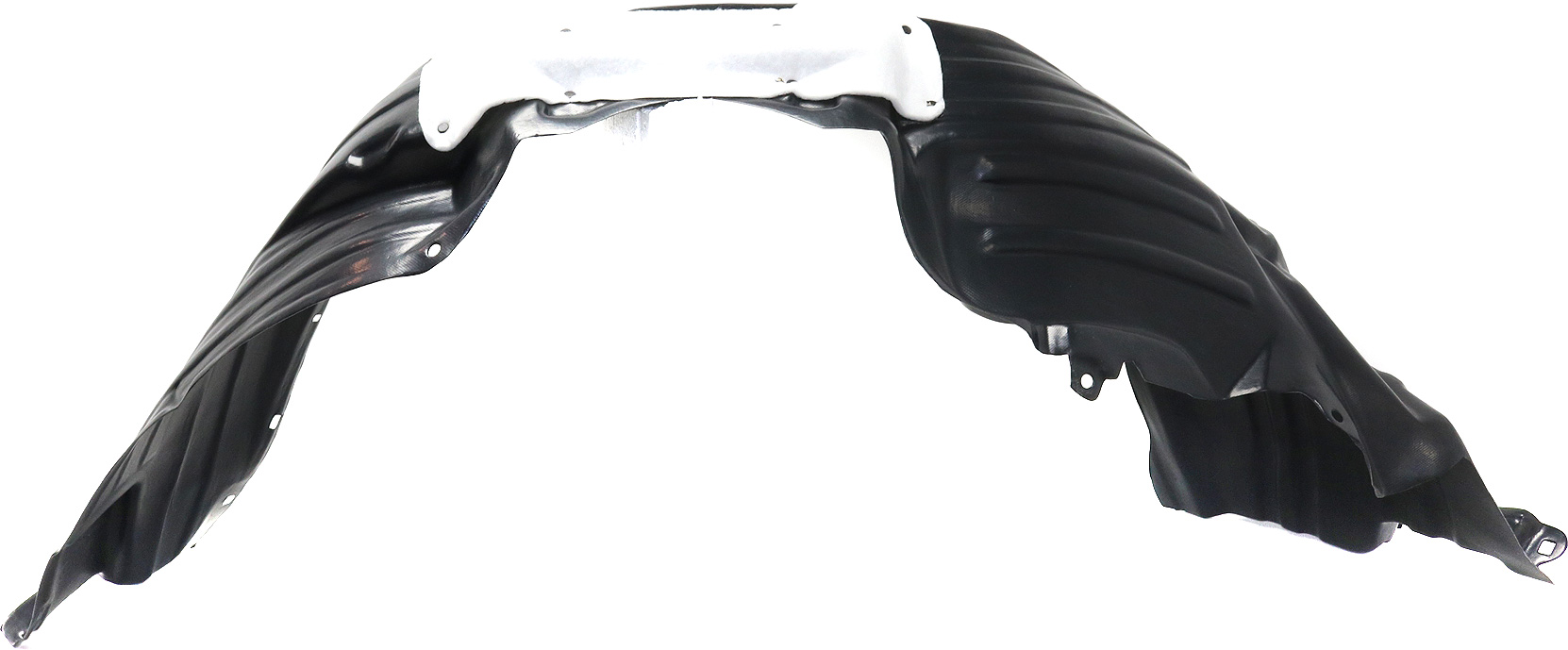 AM SIENNA 11-20 FRONT FENDER LINER LH w Insulation Foam and Extension Sheet Plastic Vacuum Form SE Model SKU REPT222304 Partslink TO1248167 TO1248204 TO1248230 OEM 5380608020-5380608040-53806080