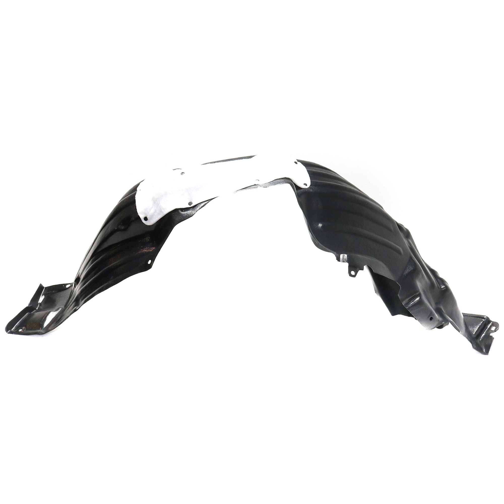 AM SIENNA 15-17 FRONT FENDER LINER LH Plastic Vacuum Form w Extension Sheet Exc. SE Model CAPA SKU REPT222306Q Partslink TO1248203C OEM 5380608030