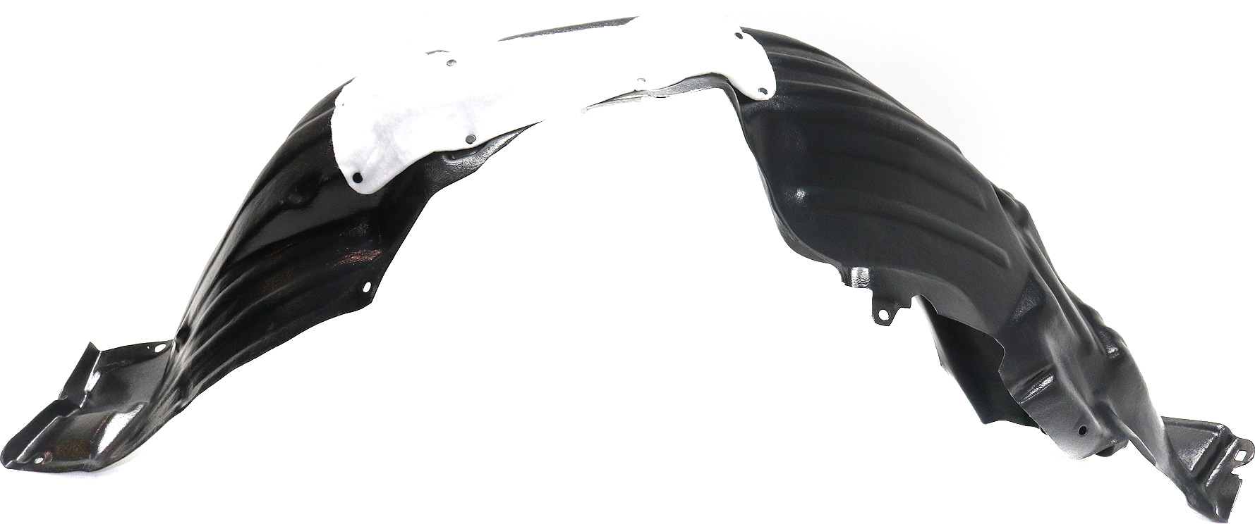 AM SIENNA 15-17 FRONT FENDER LINER LH Plastic Vacuum Form w Extension Sheet Exc. SE Model SKU REPT222306 Partslink TO1248203 OEM 5380608030
