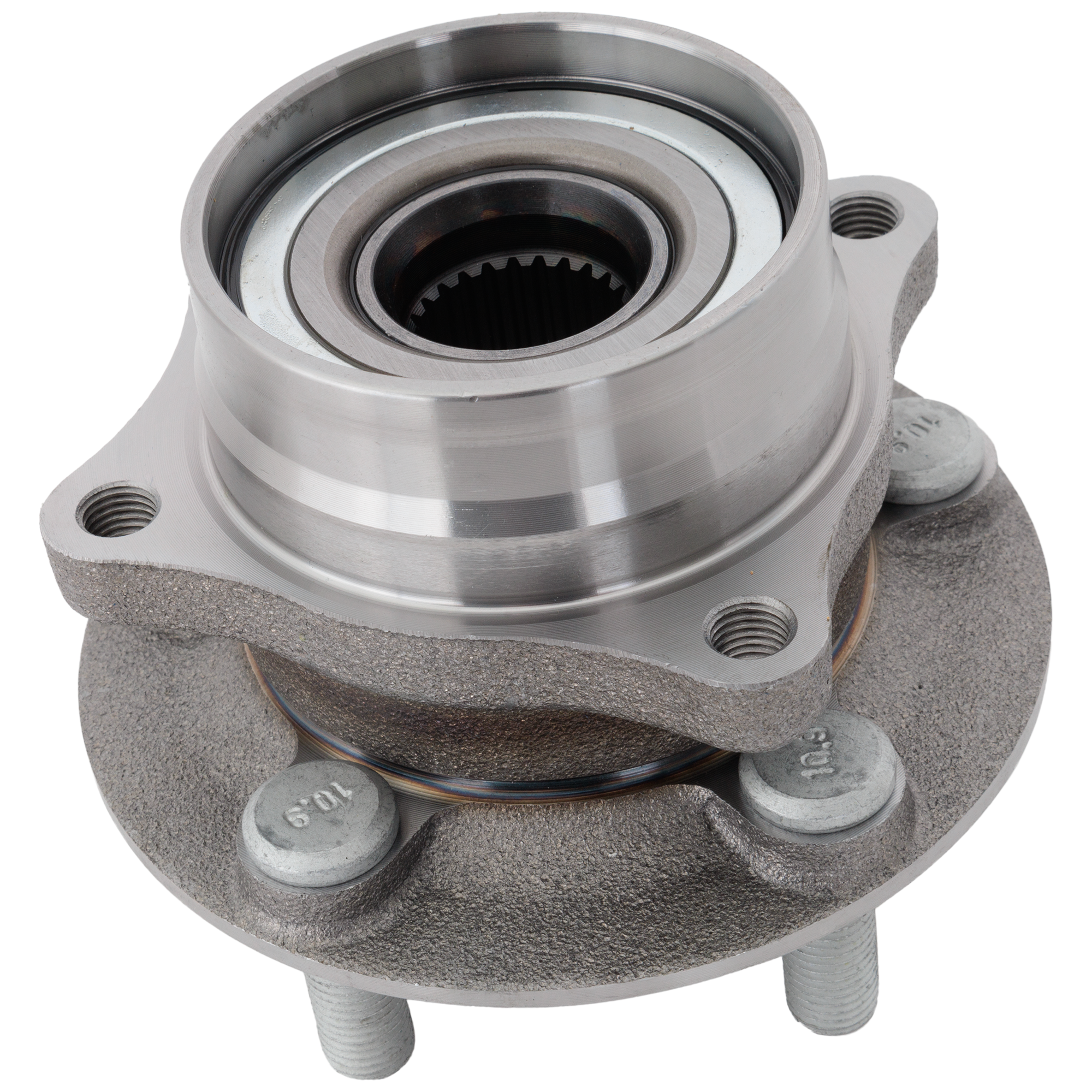 AM PRIUS 04-09 FRONT HUB ASSEMBLY RH=LH 5 Studs 5 X 100 mm PCD Bolt Pattern 4 Bolt Modified Trapezoidal Flange SKU REPT283704 OEM 101783-516291-713265-7700355-4
