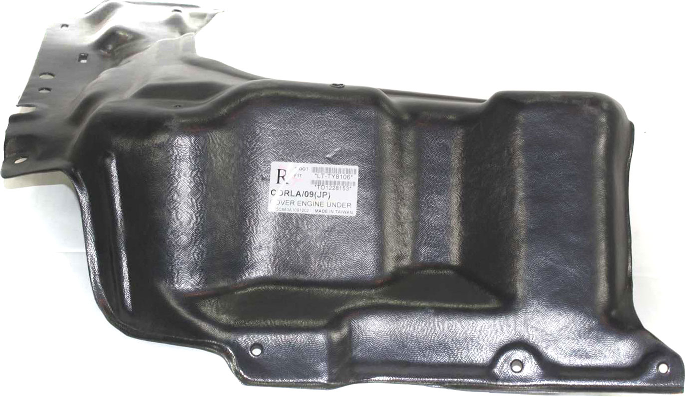 AM COROLLA 09-13 ENGINE SPLASH SHIELD RH Under Cover Auto Trans Japan Built Vehicle SKU REPT310105 Partslink TO1228153 OEM 5144112240