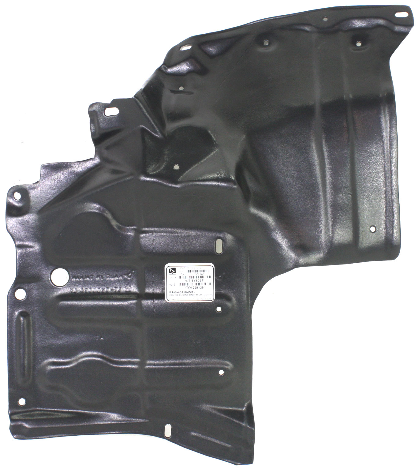 AM RAV4-01-05 ENGINE SPLASH SHIELD LH Under Cover Man Trans SKU REPT310124 Partslink TO1228125 OEM 5144242070