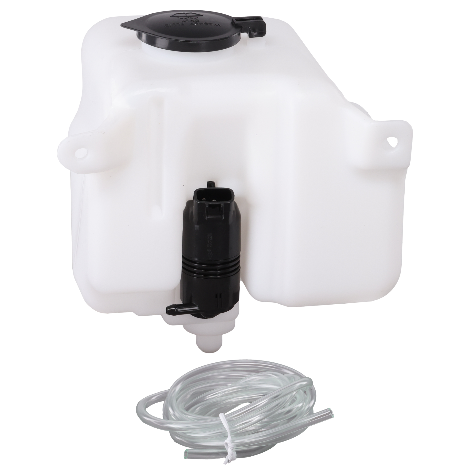 AM TACOMA 95-00 WASHER RESERVOIR w Pump and Cap Small tank 2.5L Cap. w o Long filler SKU REPT370507 Partslink TO1288134 OEM 8531504040