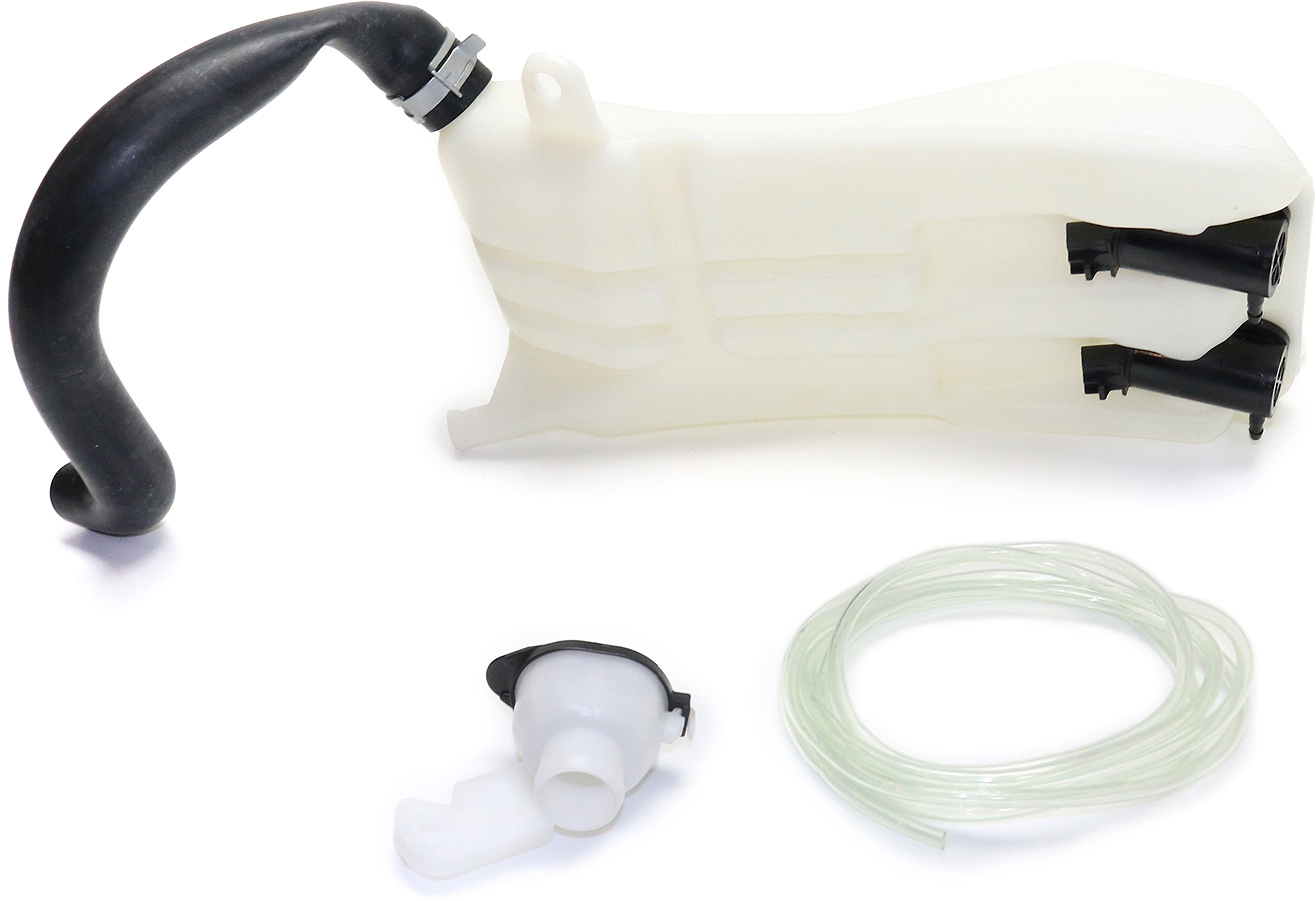 AM RAV4-96-00 WASHER RESERVOIR Assembly w Pump Cap and Inlet w o Cold Climate Spec SKU REPT370544 Partslink TO1288206 OEM 8531542011 PFM