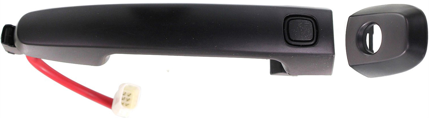 AM PRIUS 04-09 COROLLA 09-13 FRONT EXTERIOR DOOR HANDLE LH Primed Black w Smart Entry System w Sensor SKU REPT462160 OEM 6921012320C1-6921742020C0