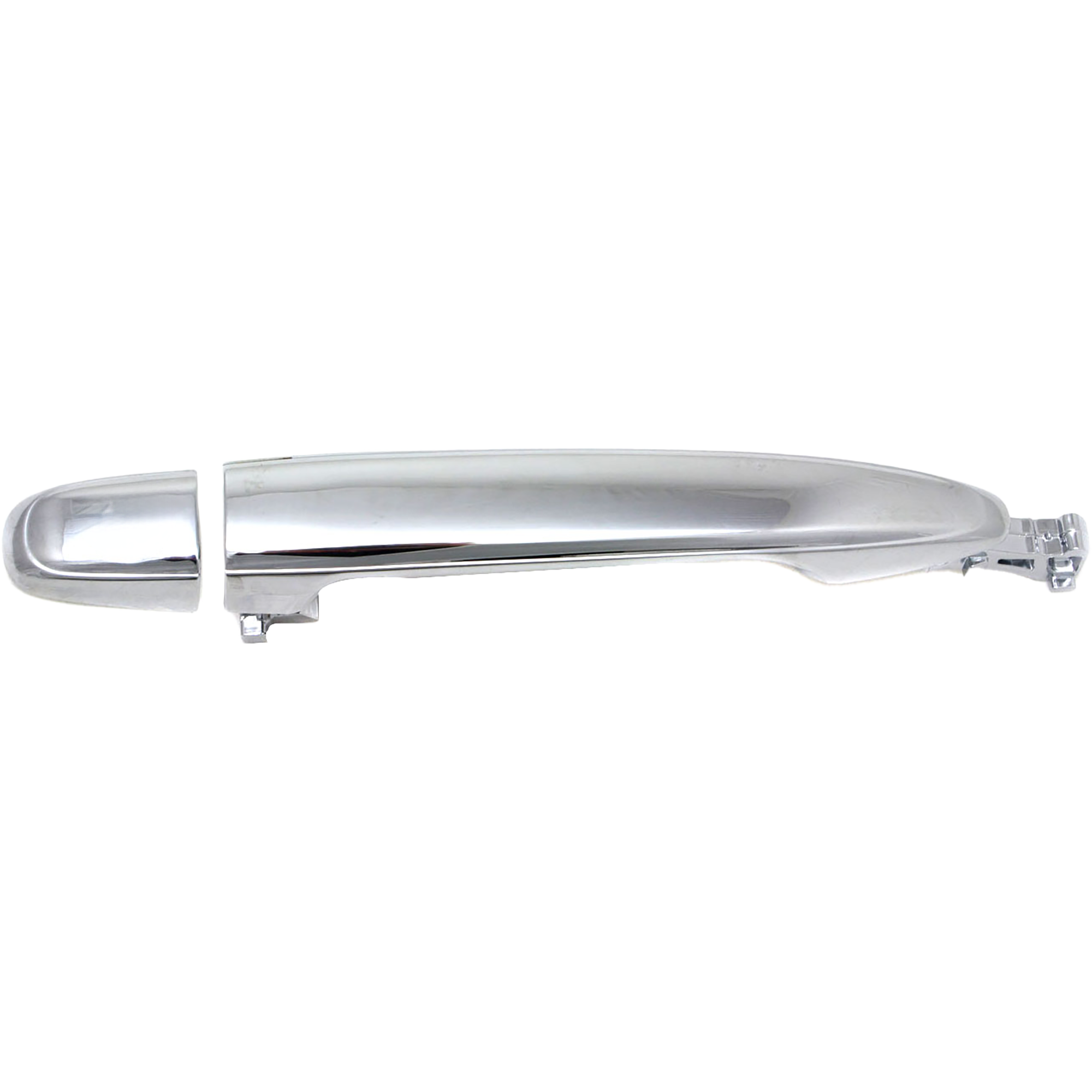AM LAND CRUISER 03-09 HIGHLANDER 08-17 FRONT EXTERIOR DOOR HANDLE RH All Chr w o Keyhole and PBBS SKU REPT462345C Partslink FDH010298 OEM 6921058010
