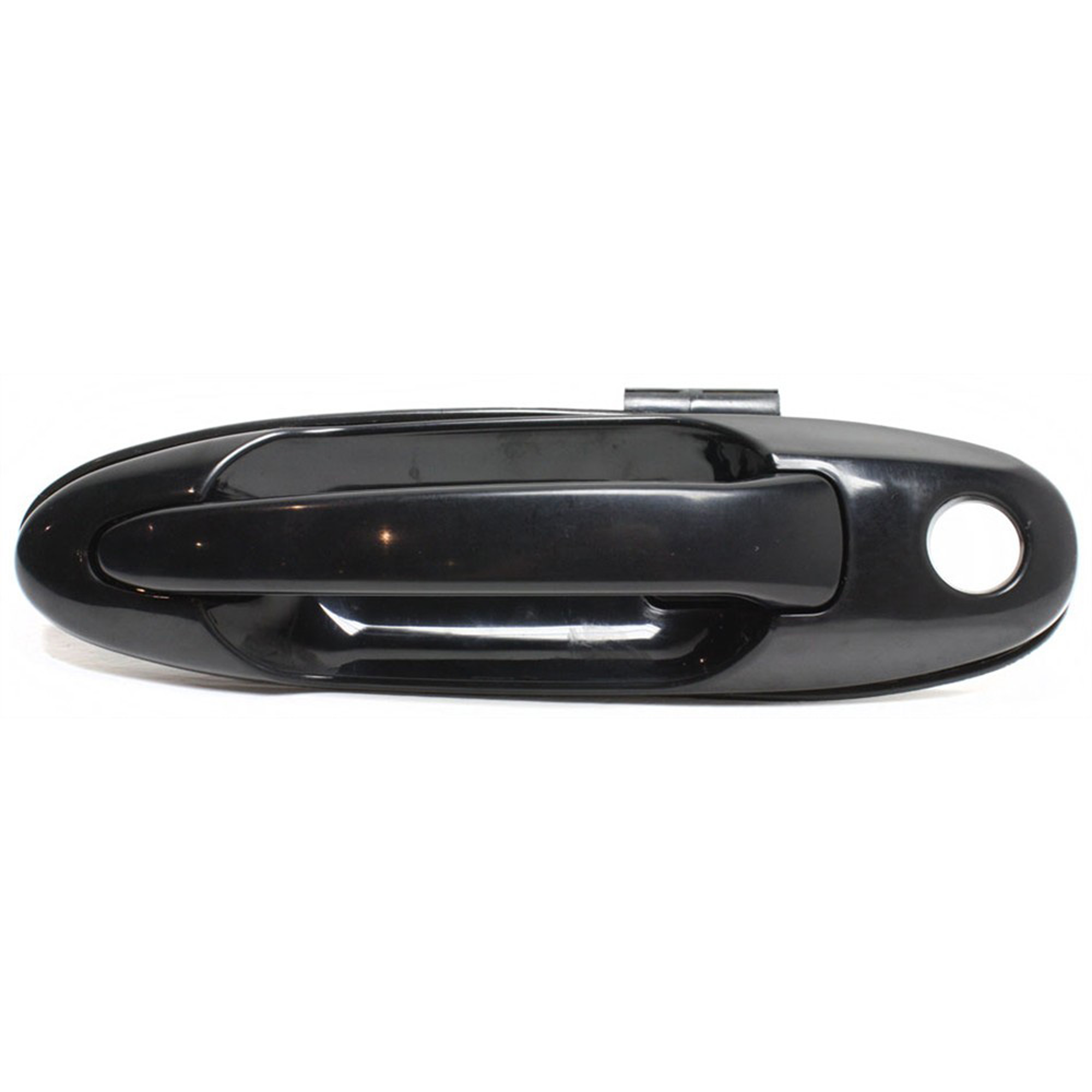 AM LAND CRUISER LX470-98-07 FRONT EXTERIOR DOOR HANDLE LH Smooth Black SKU REPT462366 Partslink TO1310120 OEM 6922060071C0