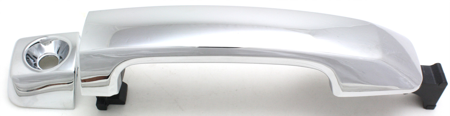 AM TUNDRA 07-21 SEQUOIA 08-20 FRONT EXTERIOR DOOR HANDLE LH All Chrome w Keyhole SKU REPT462370C OEM 692100C020-692170C020