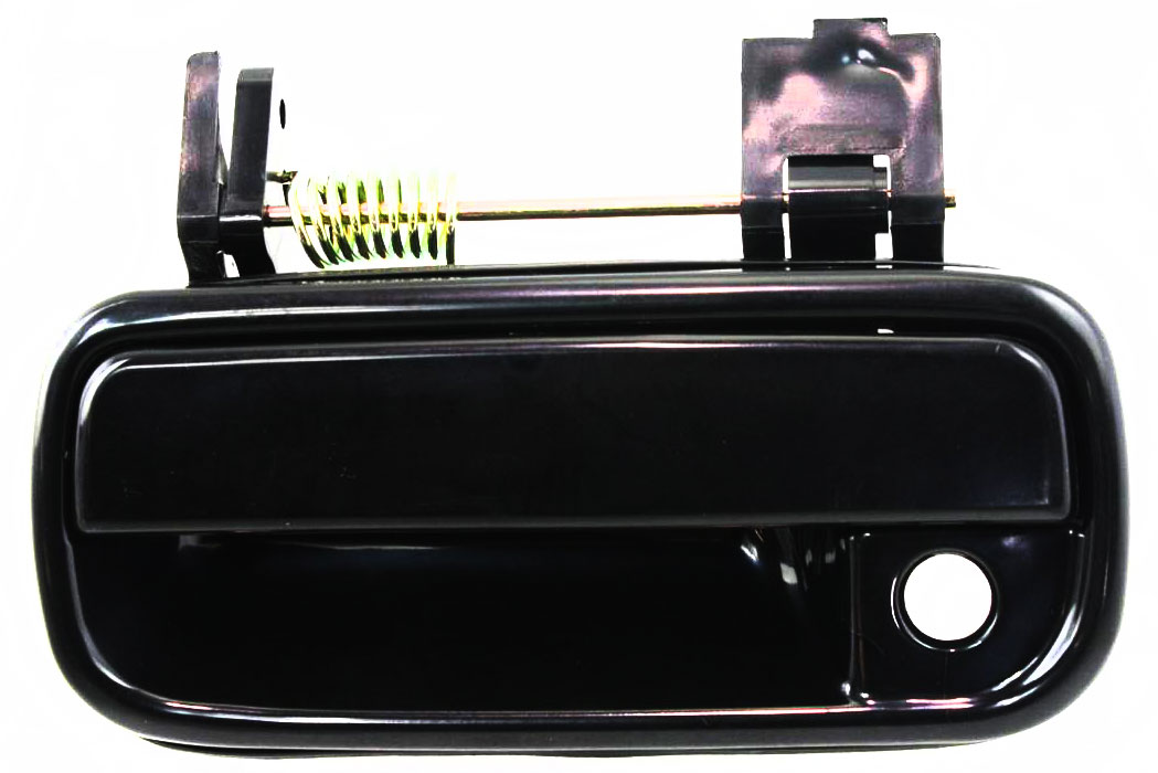 AM 4RUNNER 99-02 FRONT EXTERIOR DOOR HANDLE LH Smooth Black SKU REPT462388 Partslink TO1310130 OEM 6922035100