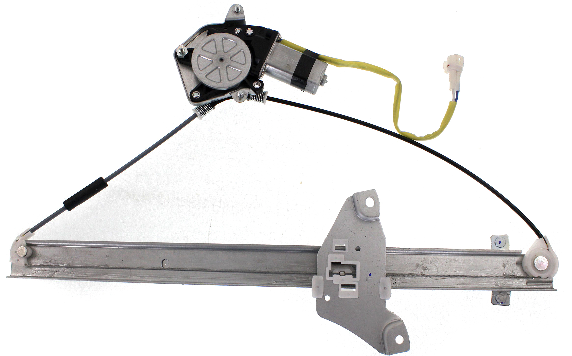 AM RAV4-96-00 FRONT WINDOW REGULATOR LH Power w Motor 4 Door SKU REPT462976 Partslink TO1350188 OEM 6982042041