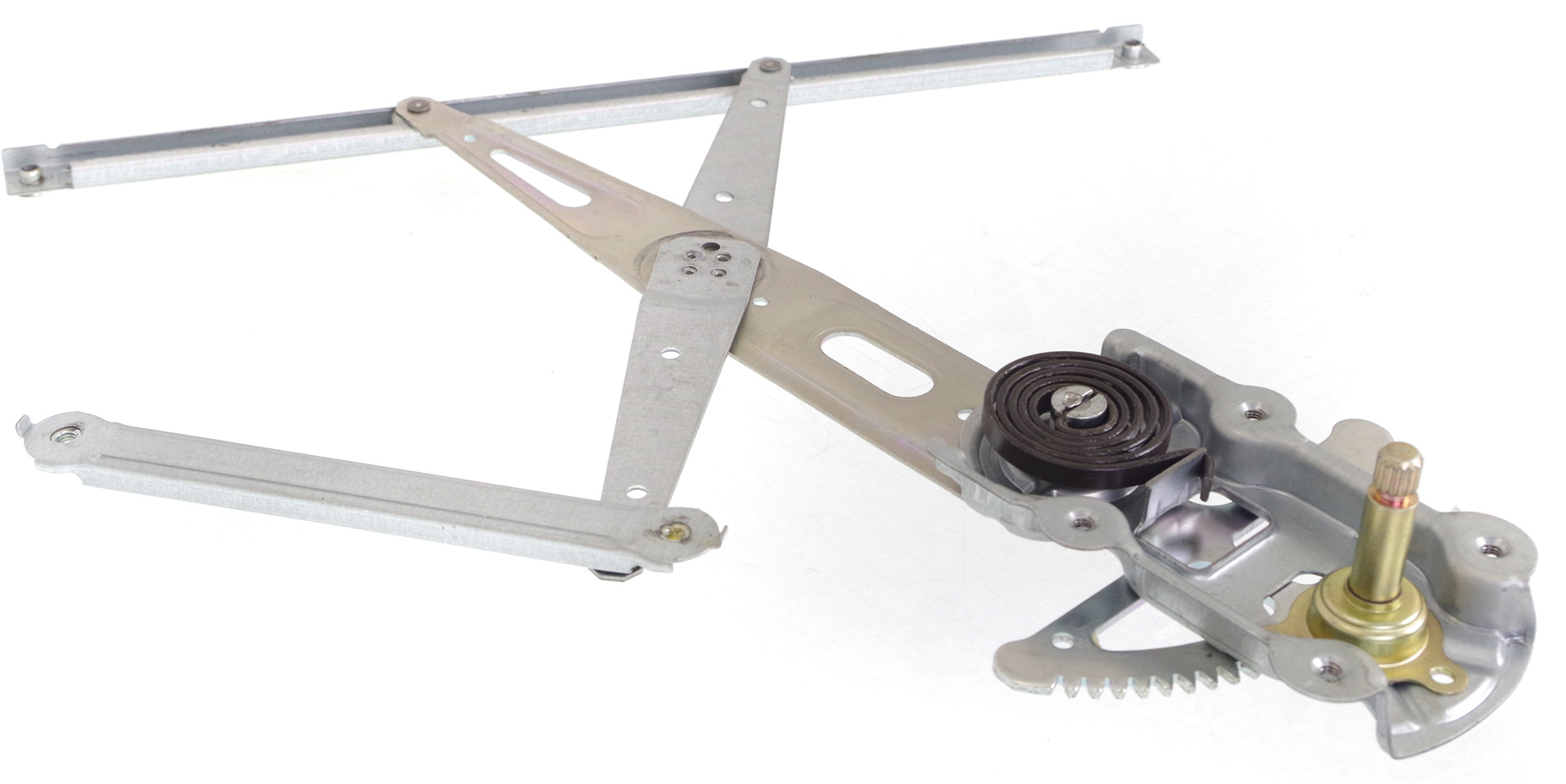 AM YARIS 07-12 FRONT WINDOW REGULATOR RH Manual Sedan SKU REPT463113 Partslink TO1351219 OEM 6981052380