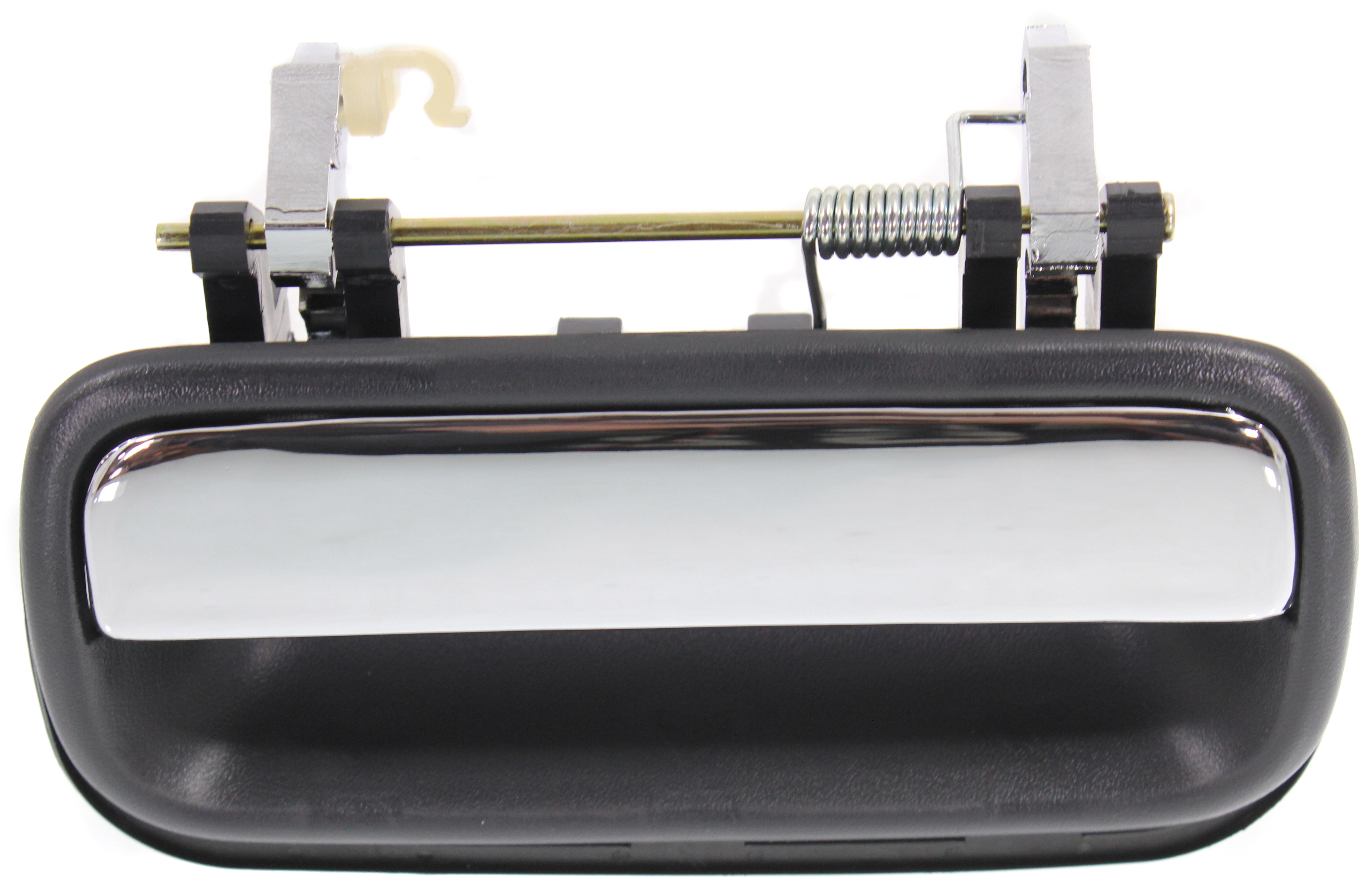 AM 4RUNNER 90-95 REAR EXTERIOR DOOR HANDLE RH Textured black bezel Chrome lever SKU REPT491307 Partslink TO1521108 OEM 6923089103