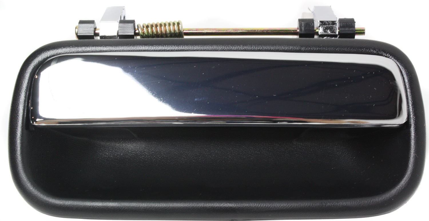 AM 4RUNNER 90-95 REAR EXTERIOR DOOR HANDLE LH Textured black bezel Chrome lever SKU REPT491308 Partslink TO1520108 OEM 6924089102