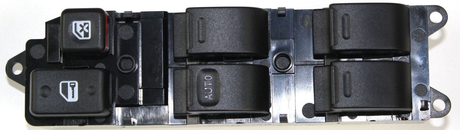 AM CAMRY 89-94 WINDOW SWITCH Front left w 6 Buttons that Includes Window Lock Door Lock and Auto Dow SKU REPT505202 OEM 87805-8482003010-8482006010-84