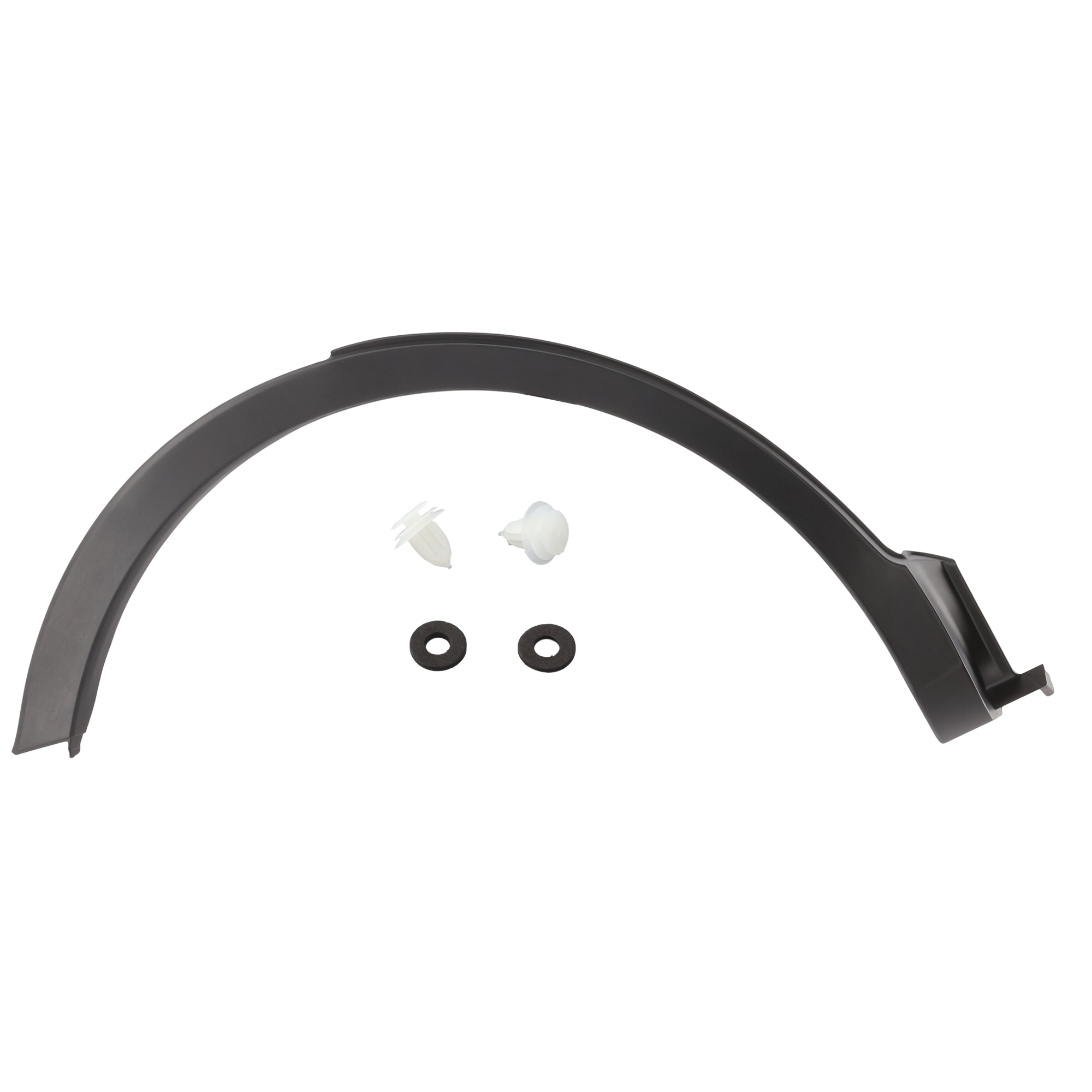 AM RAV4-13-15 REAR WHEEL OPENING MOLDING RH Assembly Textured Exc. EV Model SKU REPT553915 Partslink TO1791105 OEM 756050R030