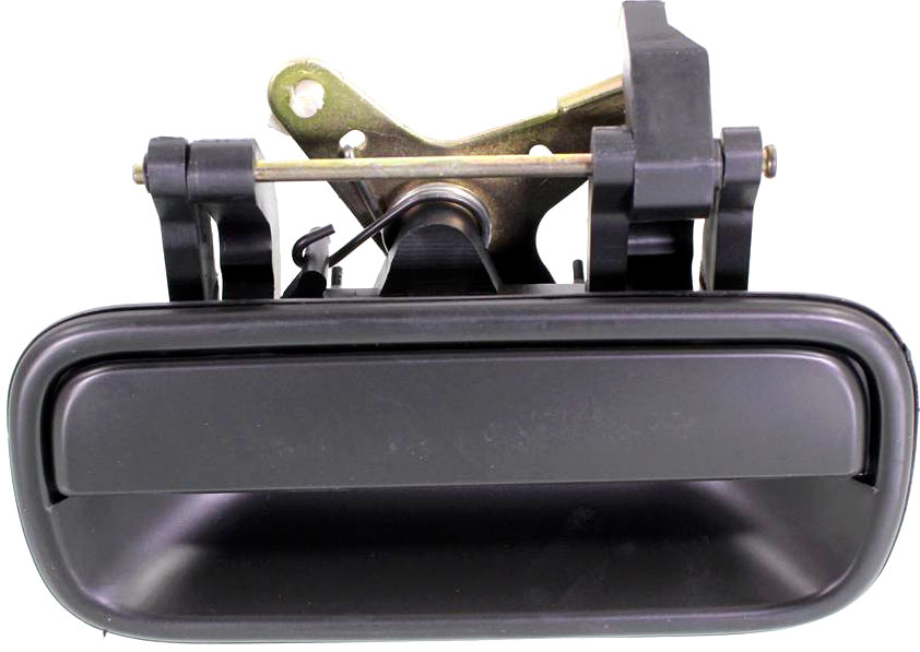 AM T100-93-98 TAILGATE HANDLE Smooth Black SKU REPT580712 Partslink TO1915107 OEM 6909034020