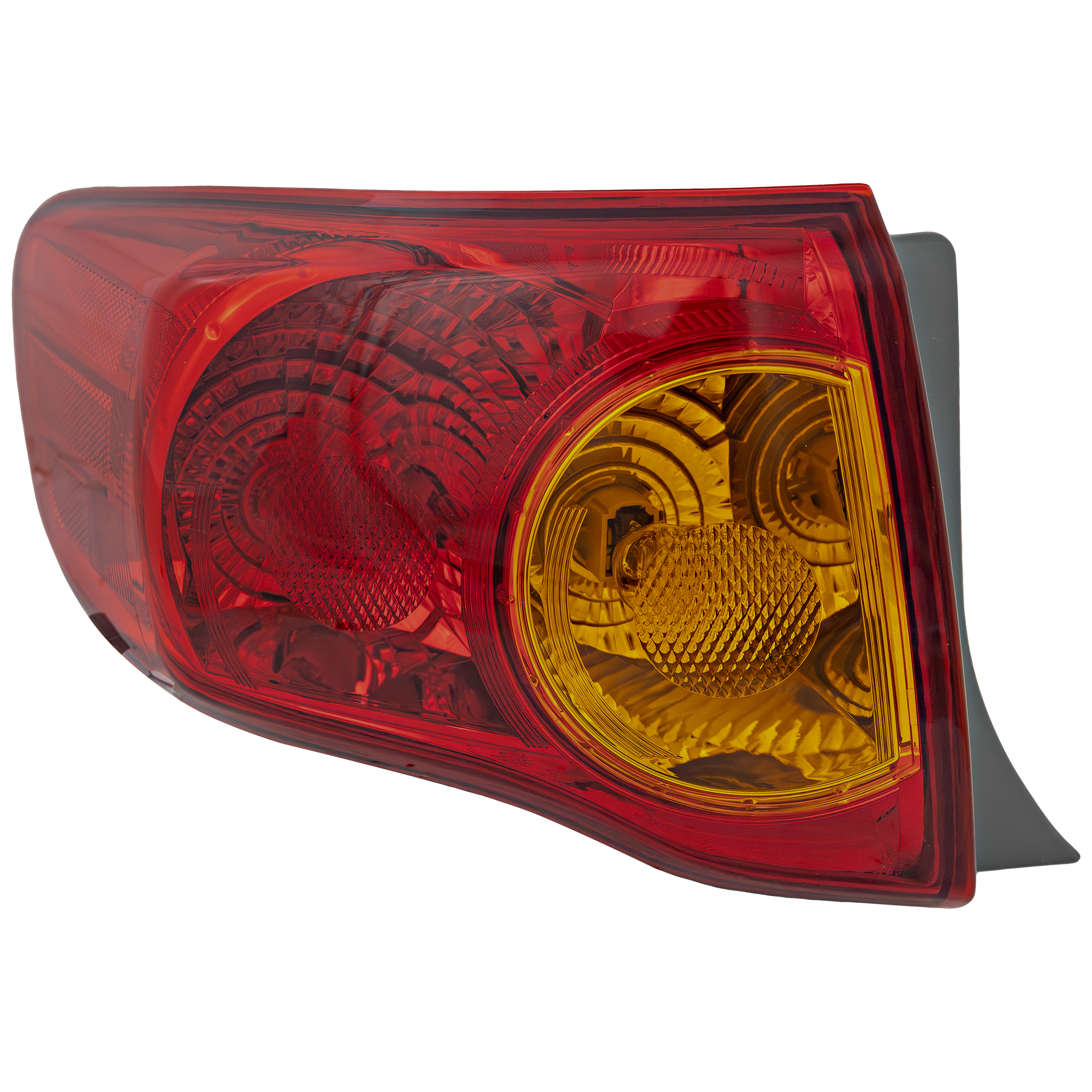 AM COROLLA 09-10 TAIL LAMP LH Outer Assembly Halogen North America Built Vehicle SKU REPT730104 Partslink TO2800175 OEM 8156002460