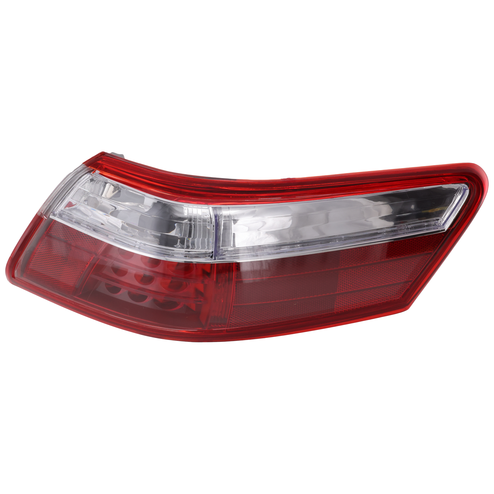 AM CAMRY 07-09 TAIL LAMP RH Outer Lens and Housing LED Hybrid Model Japan USA Built Vehicle SKU REPT730105 Partslink TO2805103 OEM 8155133490